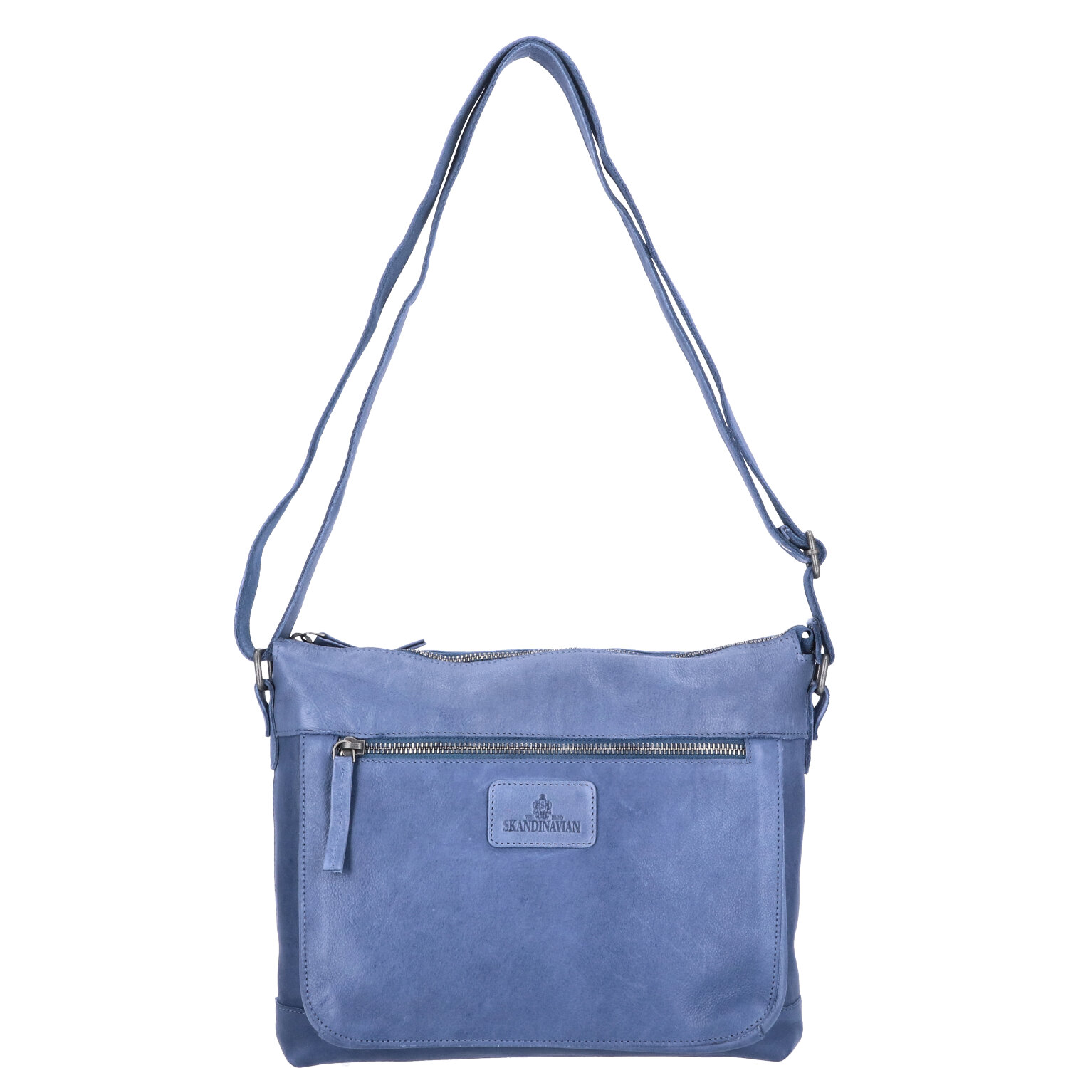 The Skandinavian Brand Damen Ledertasche  blau