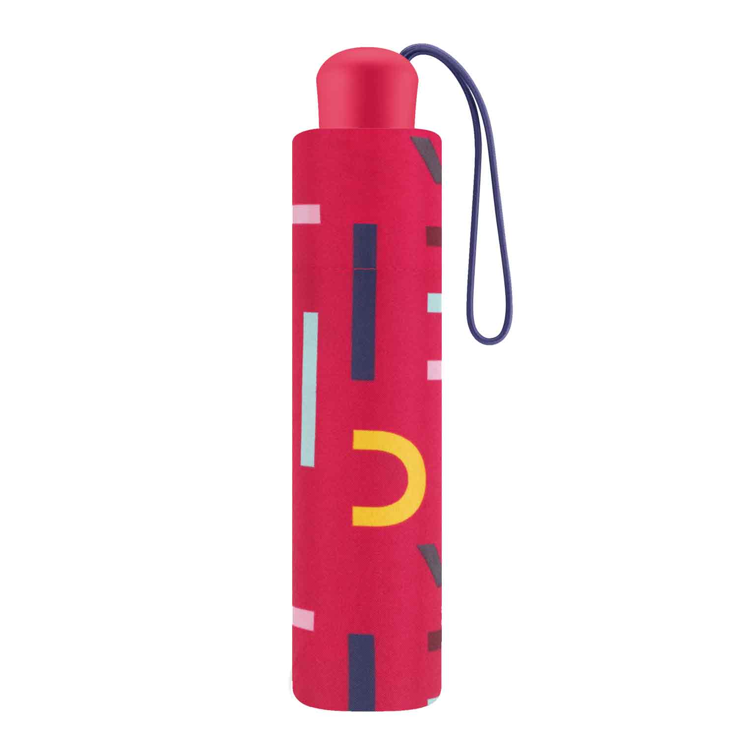 Happy Rain Taschenschirm mit Shopper 2 in 1 supermini wirh shopper letterjam pink Abbildung 4 Happy Rain Taschenschirm mit Shopper 2 in 1 supermini wirh shopper letterjam pink Abbildung 4