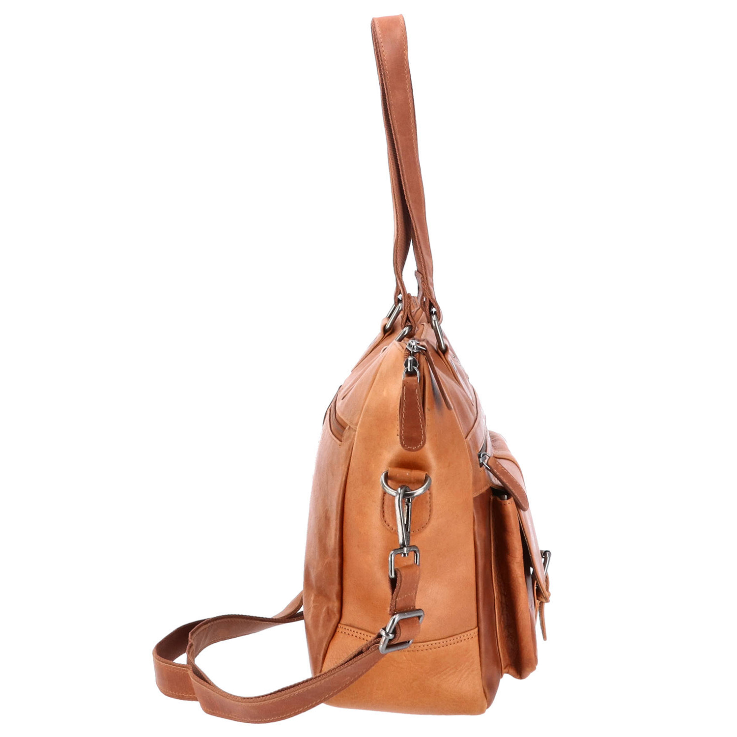 The Skandinavian Brand Leder Shopper - Cognac Abbildung 4