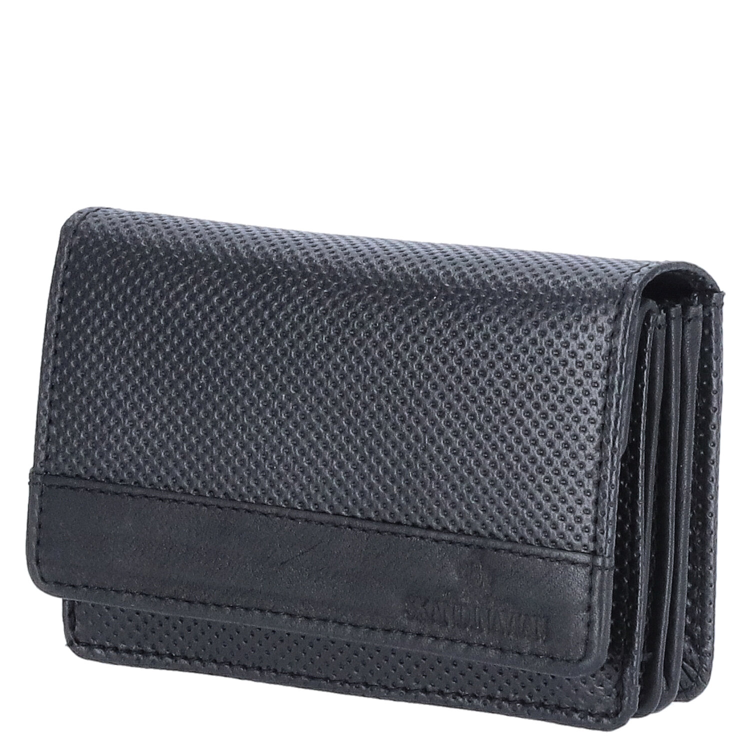 The Skandinavian Brand Damen Leder Geldbörse Quer  Black Abbildung 1 The Skandinavian Brand Damen Leder Geldbörse Quer  Black Abbildung 1
