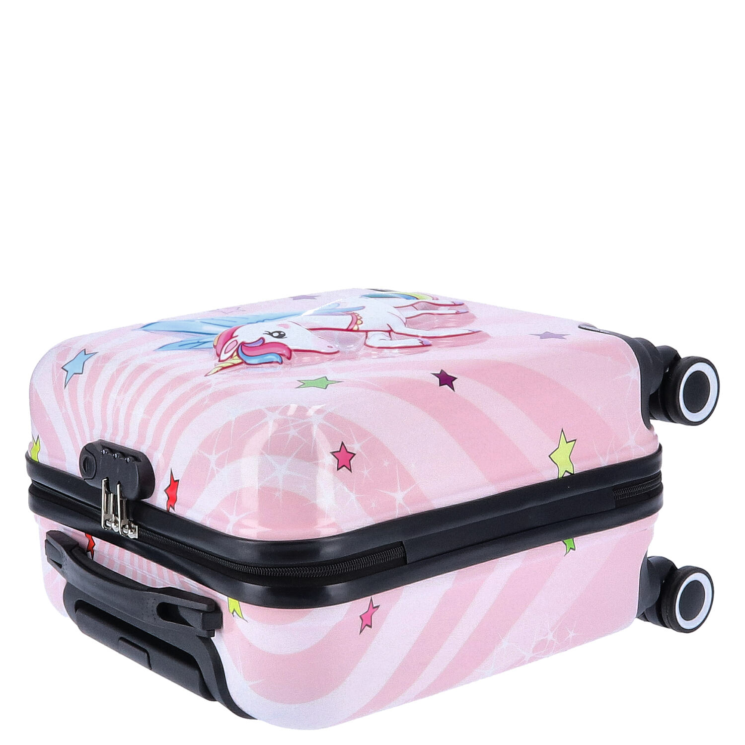 TheTrueC Kindertrolley 4 Rollen Einhorn  Rosa Abbildung 7 TheTrueC Kindertrolley 4 Rollen Einhorn  Rosa Abbildung 7