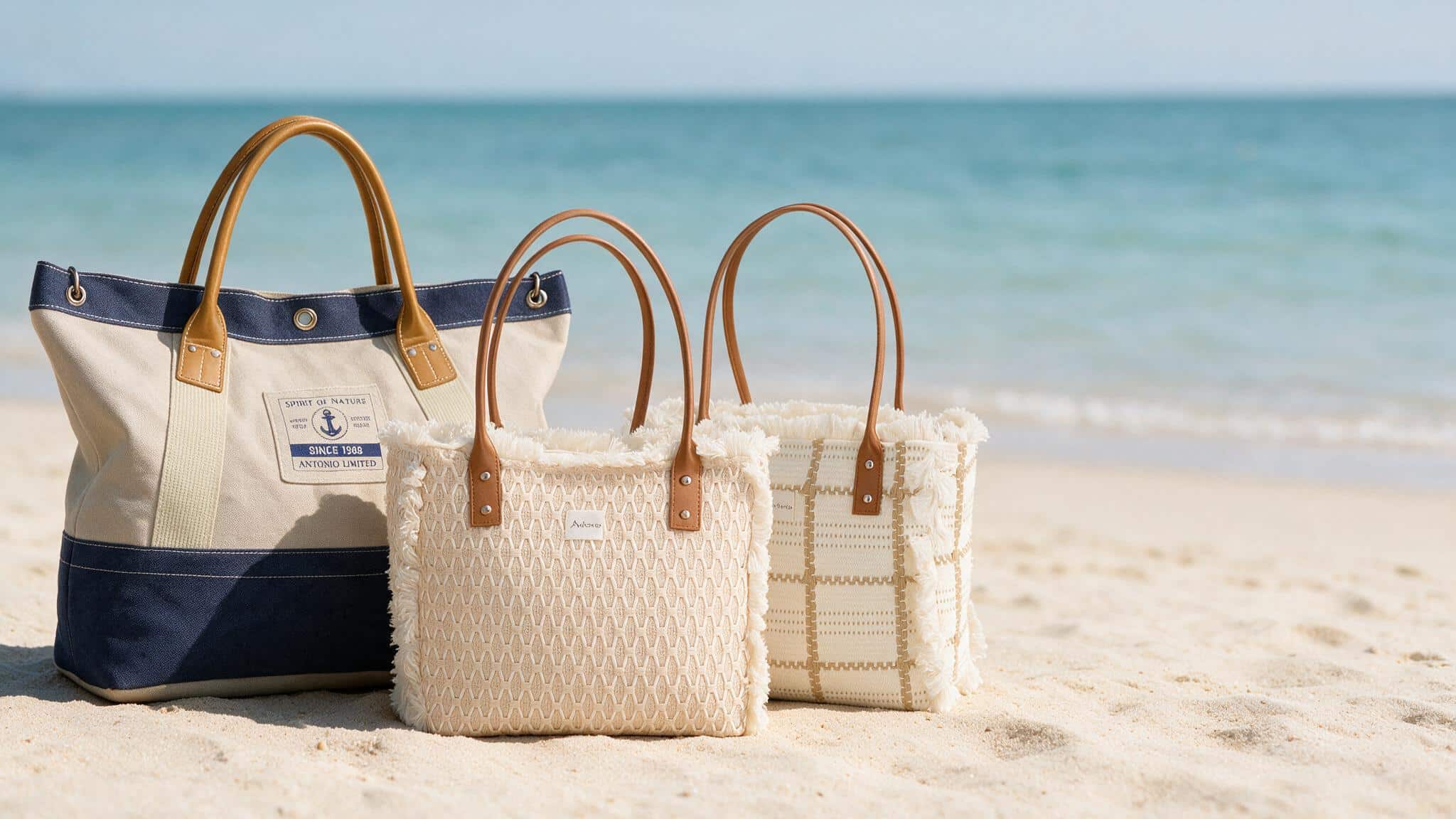 Strandtaschen für Urlaub, Freibad und sommerliche Ausflüge