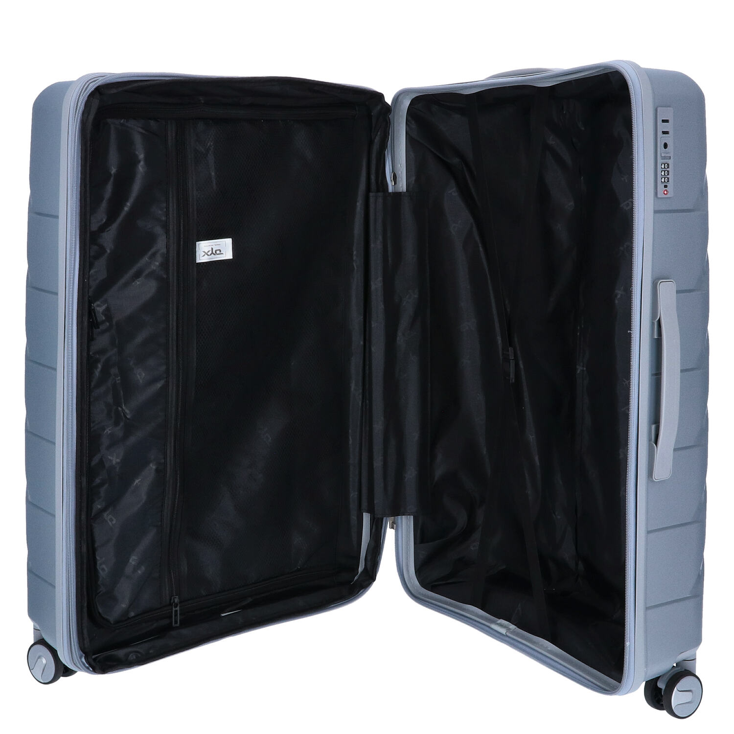 DYX 4 Rollen Trolley 3er Set S/M/L Washington silber Abbildung 6