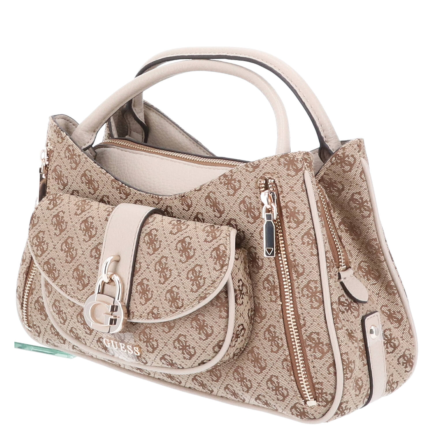 GUESS Umhängetasche Jessa Girlfriend Latte Logo Abbildung 2