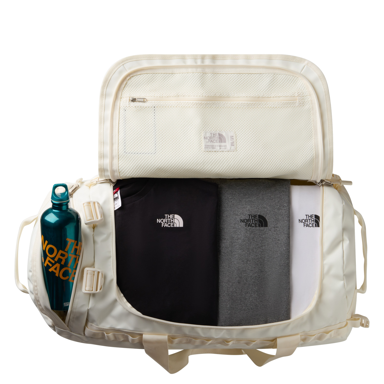 The North Face Reisetasche/Rucksack Base Camp Duffel M White Dune-TNF White