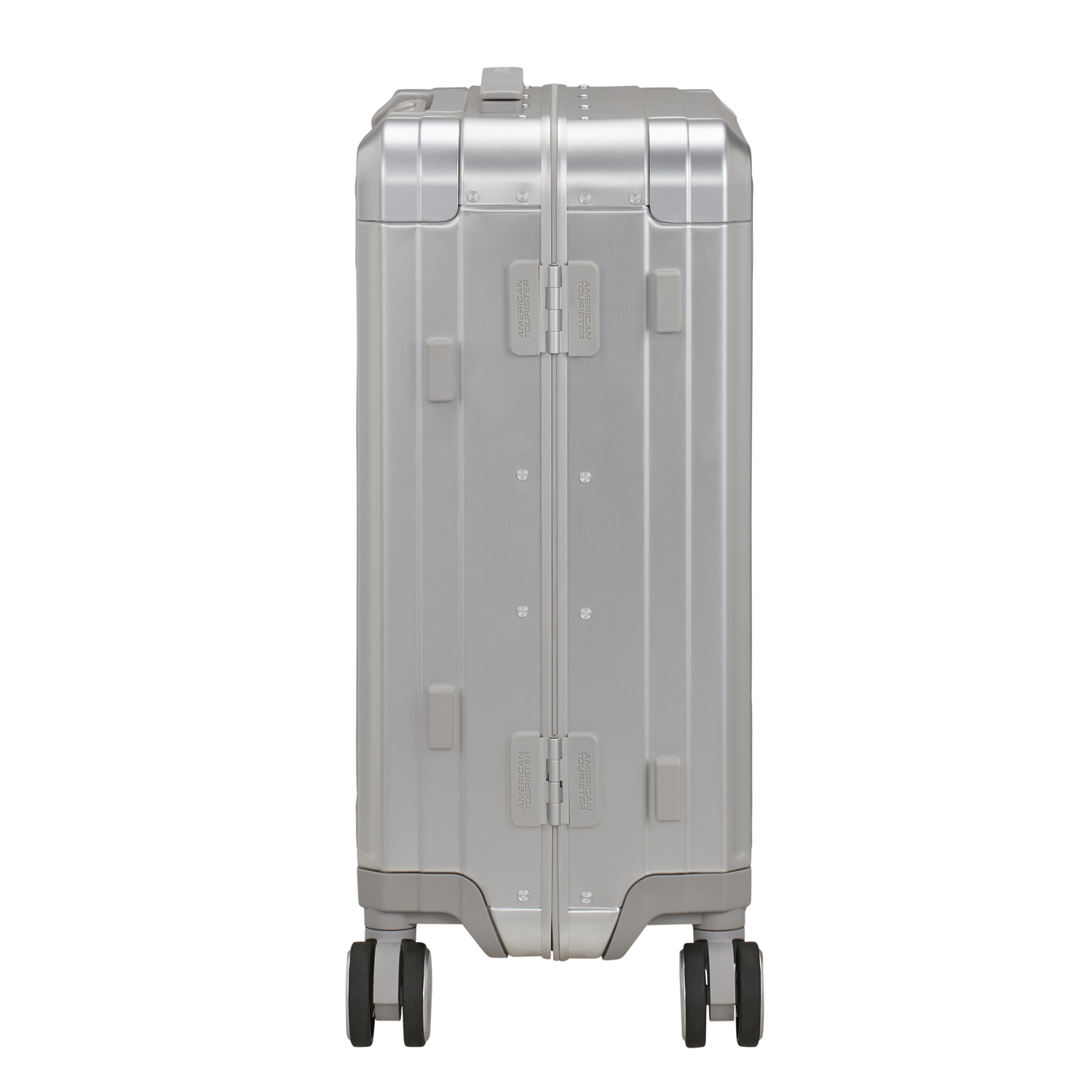 American Tourister Trolley mit 4 Rollen 55 cm Soundbox Alu silver Abbildung 4