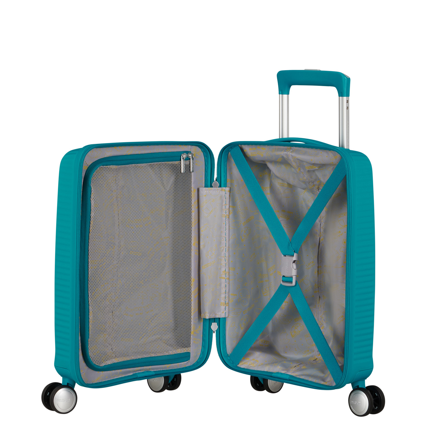 American Tourister Trolley mit 4 Rollen 47 cm Soundbox Deep Teal Abbildung 6