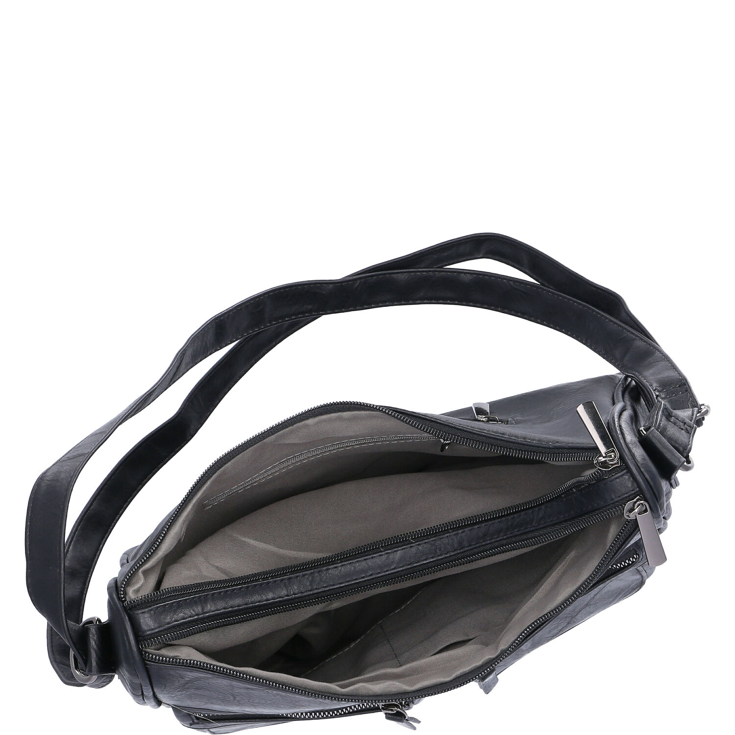 Antonio Damen Handtasche  schwarz Abbildung 5