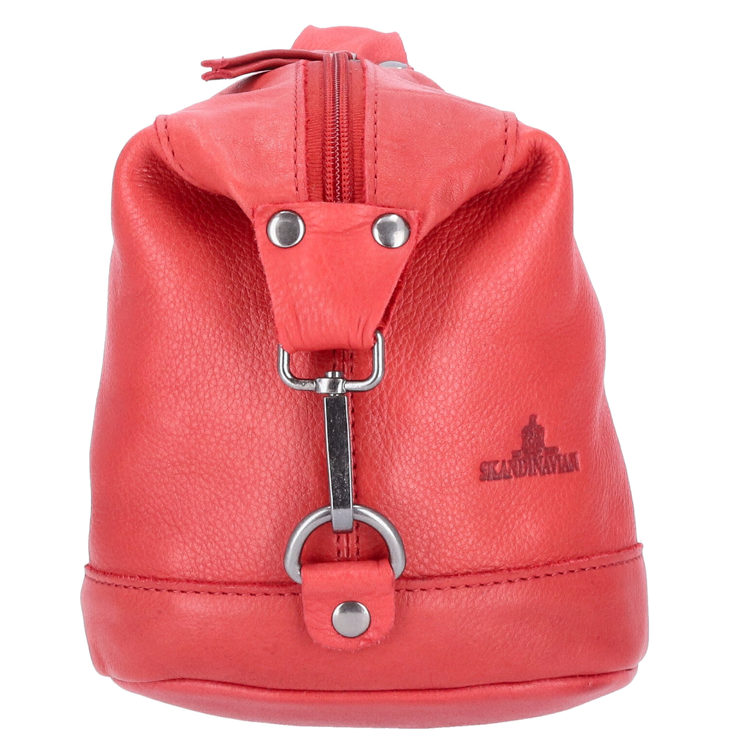 Roter Lederrucksack Kleiner Leder Rucksack Rot Fantini Pelletteria