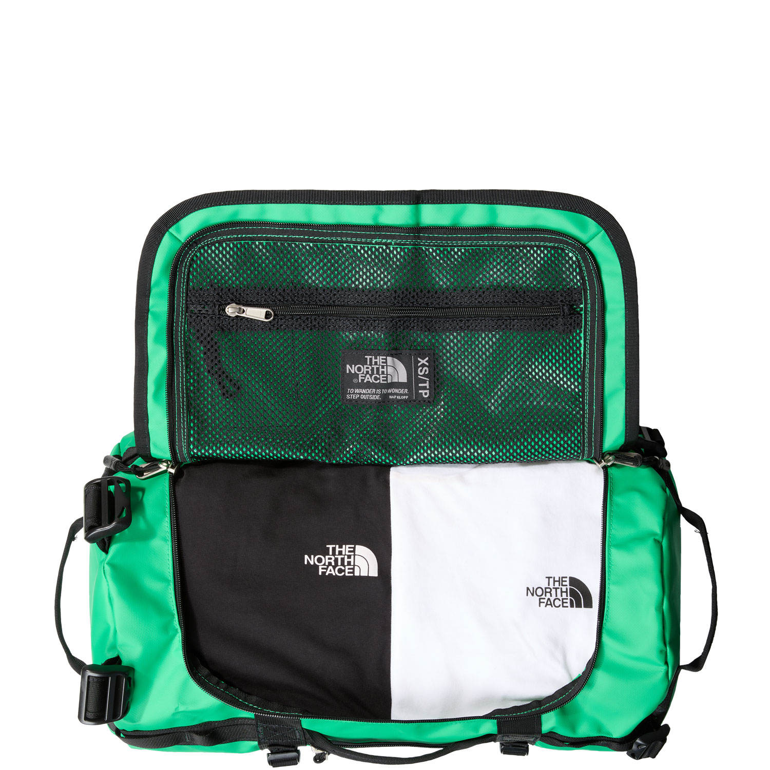 The North Face Reise/-Sporttasche Rucksack Base Camp Duffel XS Optic Emerald-TNF Black