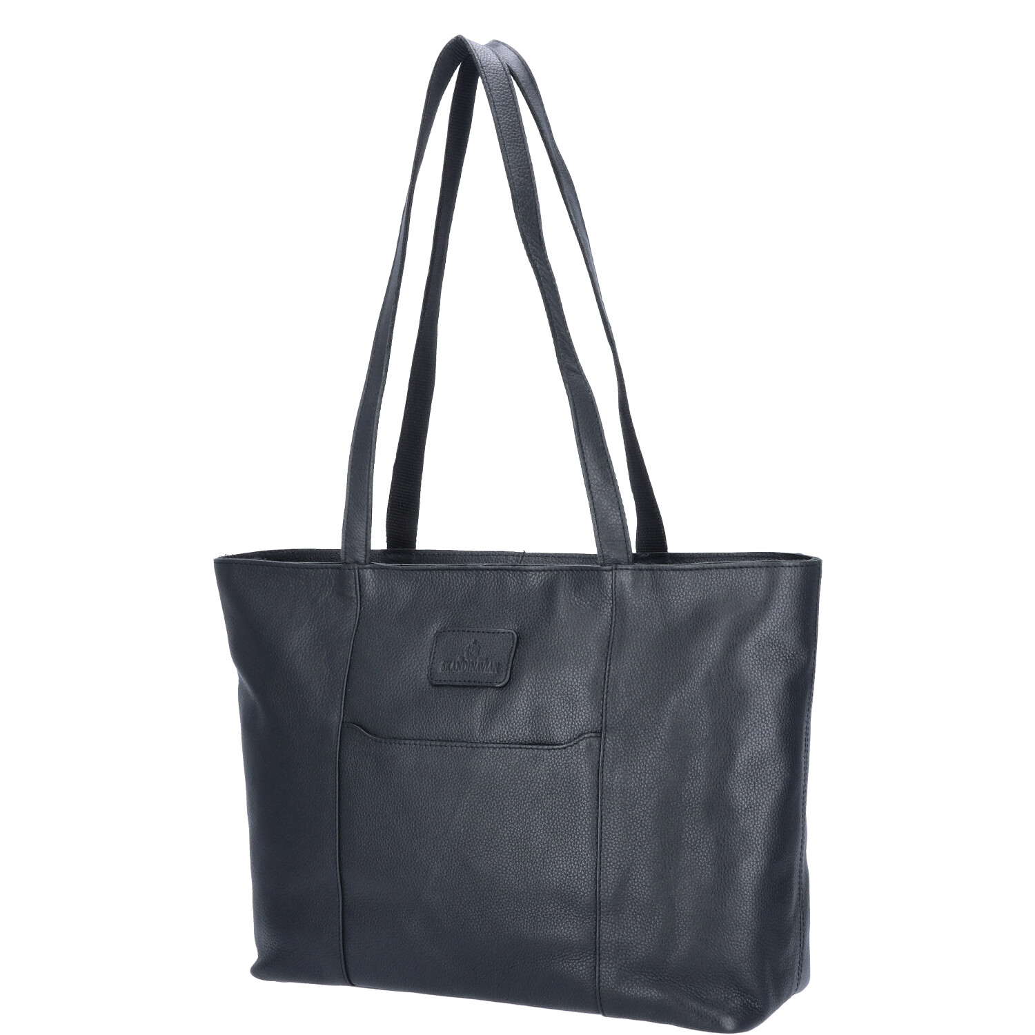 The Skandinavian Brand Leder Shopper black  Black