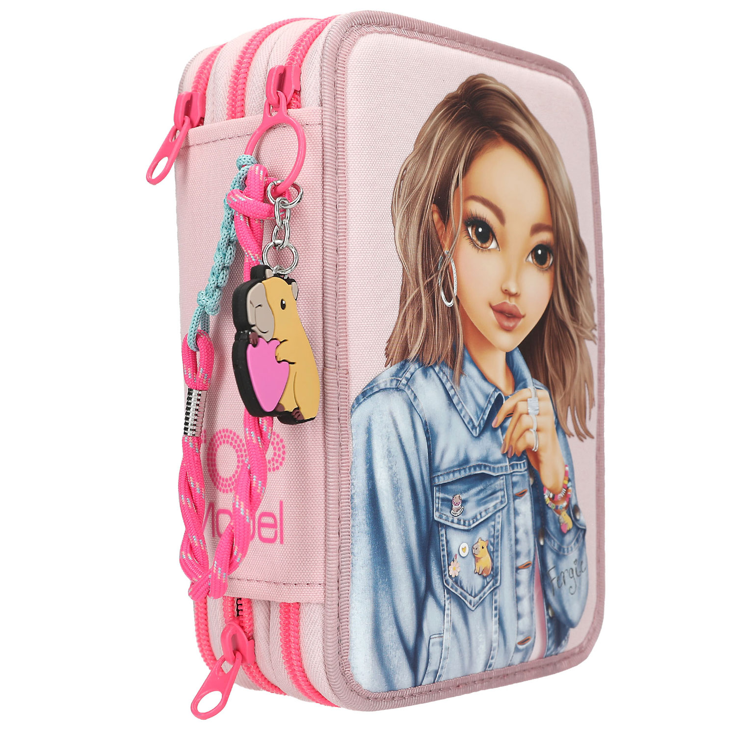 Depesche 3-Fach Federtasche Capybara pink Abbildung 3