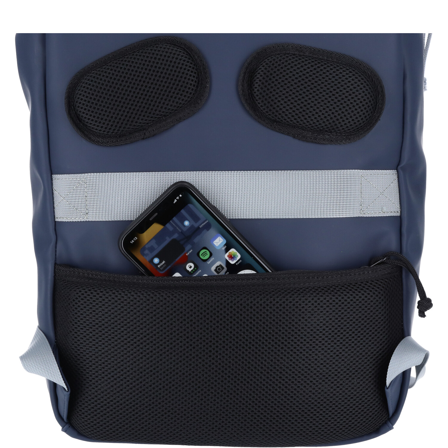 TheTrueC Stylischer Cityrucksack mit großem Stauraum Bennie navy/grau Abbildung 6