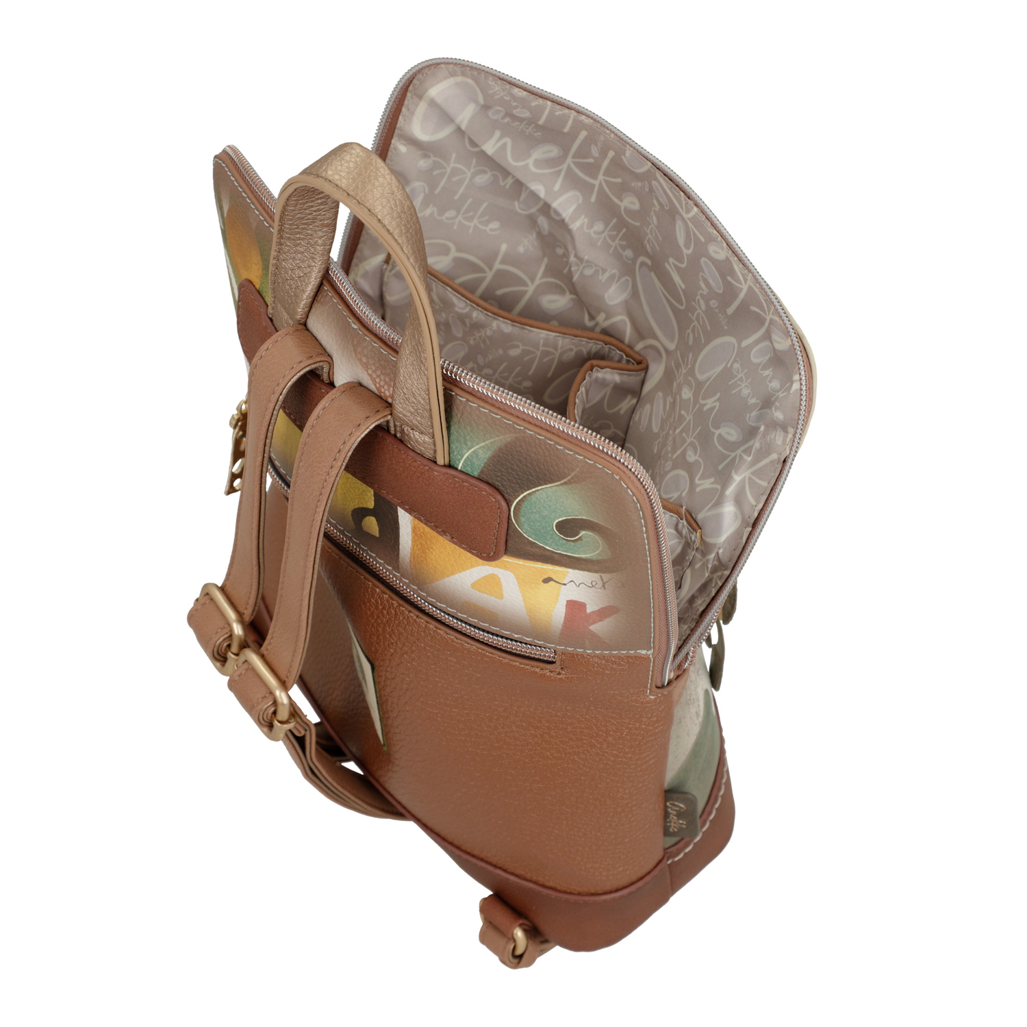 Anekke Damen Rucksack Mochila Sintetico multicolor Abbildung 4