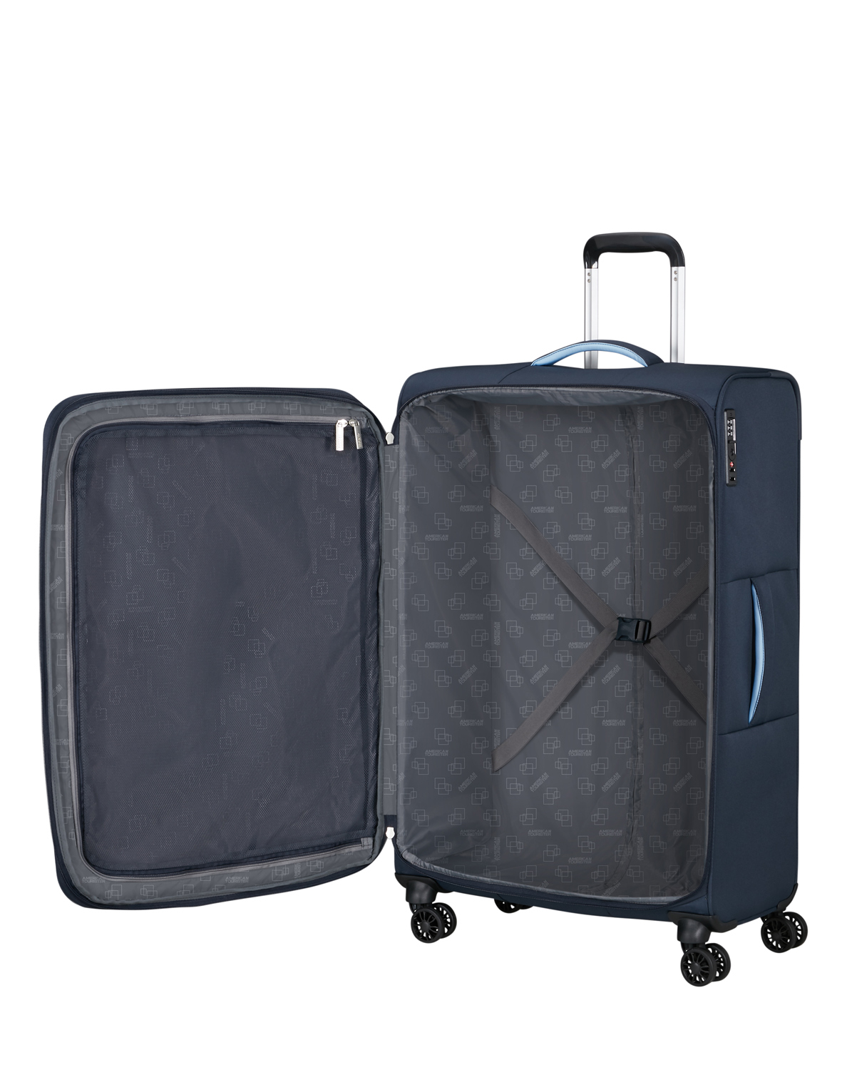 American Tourister Trolley mit 4 Rollen 78,5 cm Cloudrider sky Navy Abbildung 6