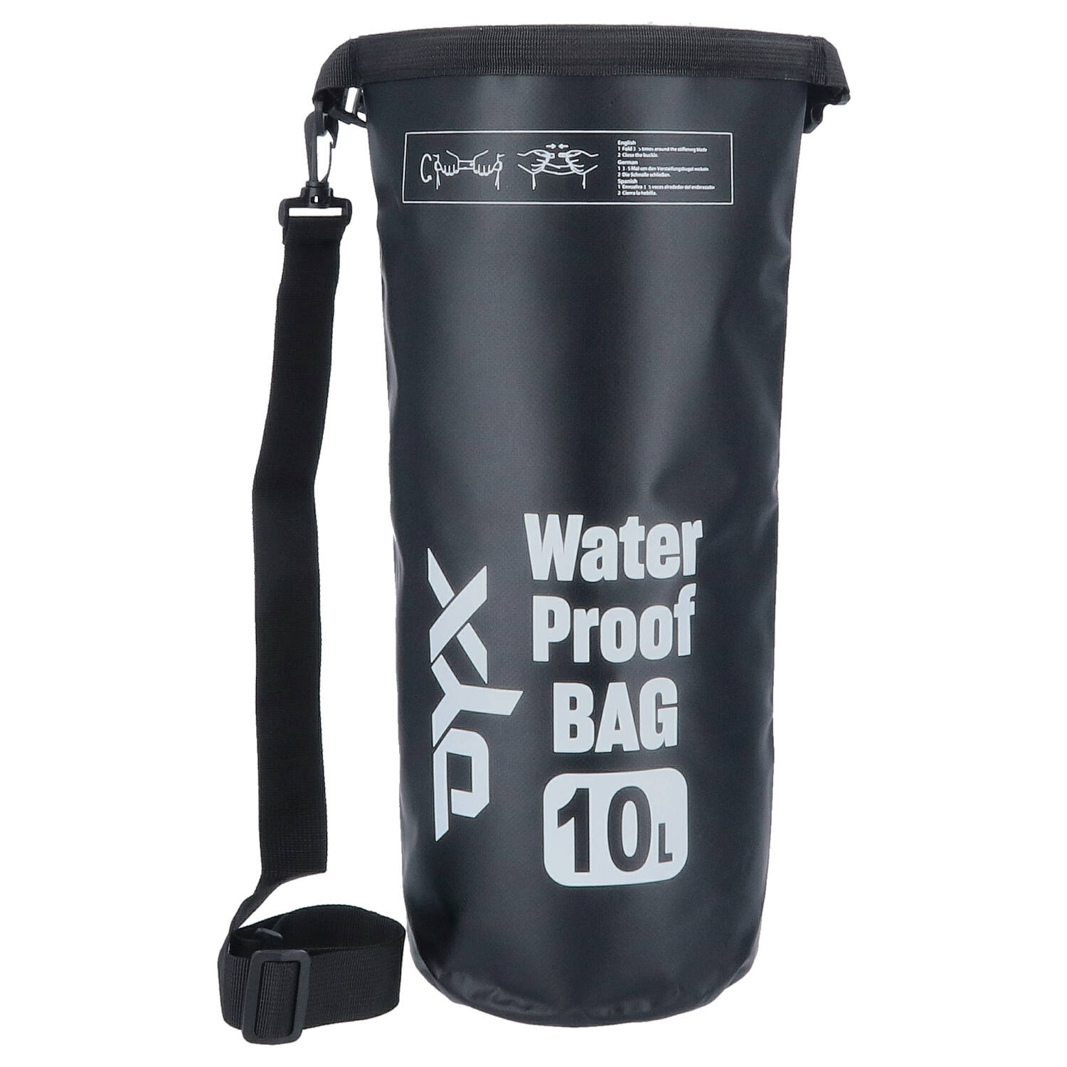 DYX Wasserdicht Packsack 10L - schwarz Abbildung 6
