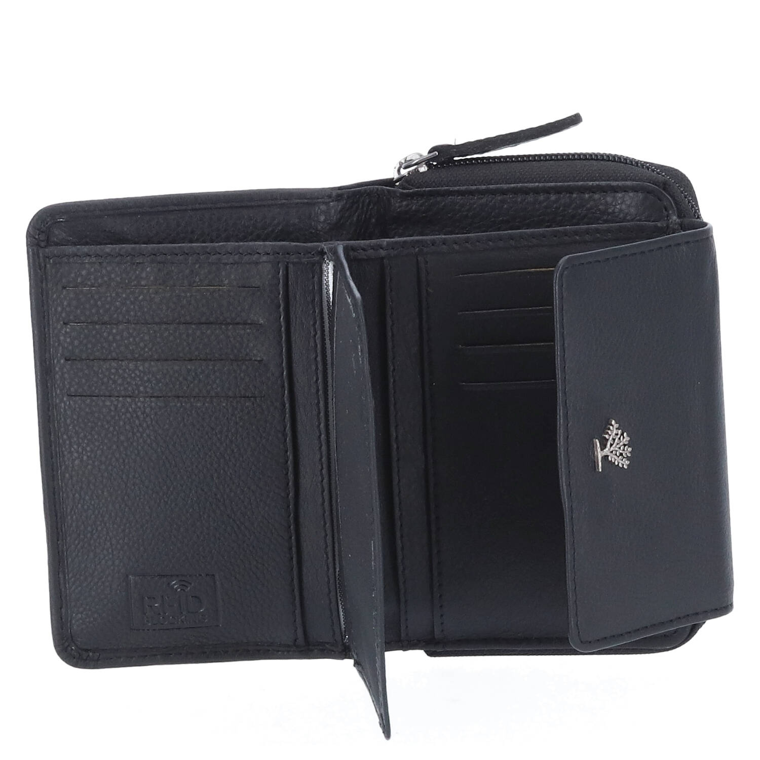 The Skandinavian Brand Damenbörse mit Zipper - Black Abbildung 3