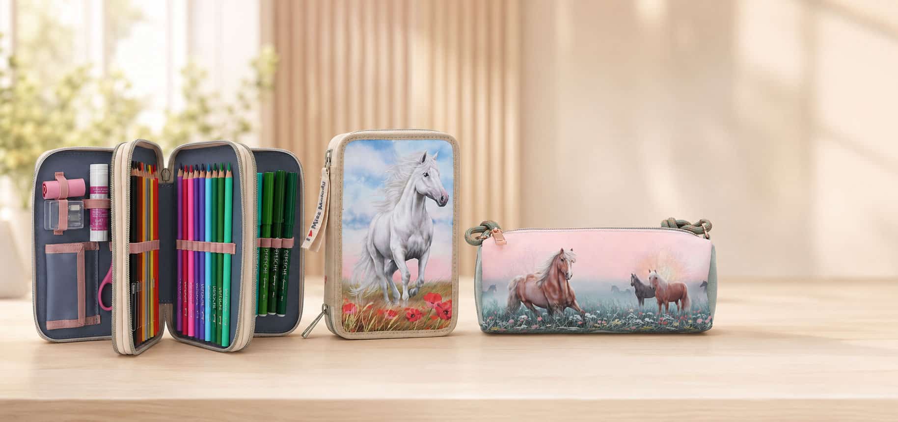 Federtaschen für Schule und Alltag