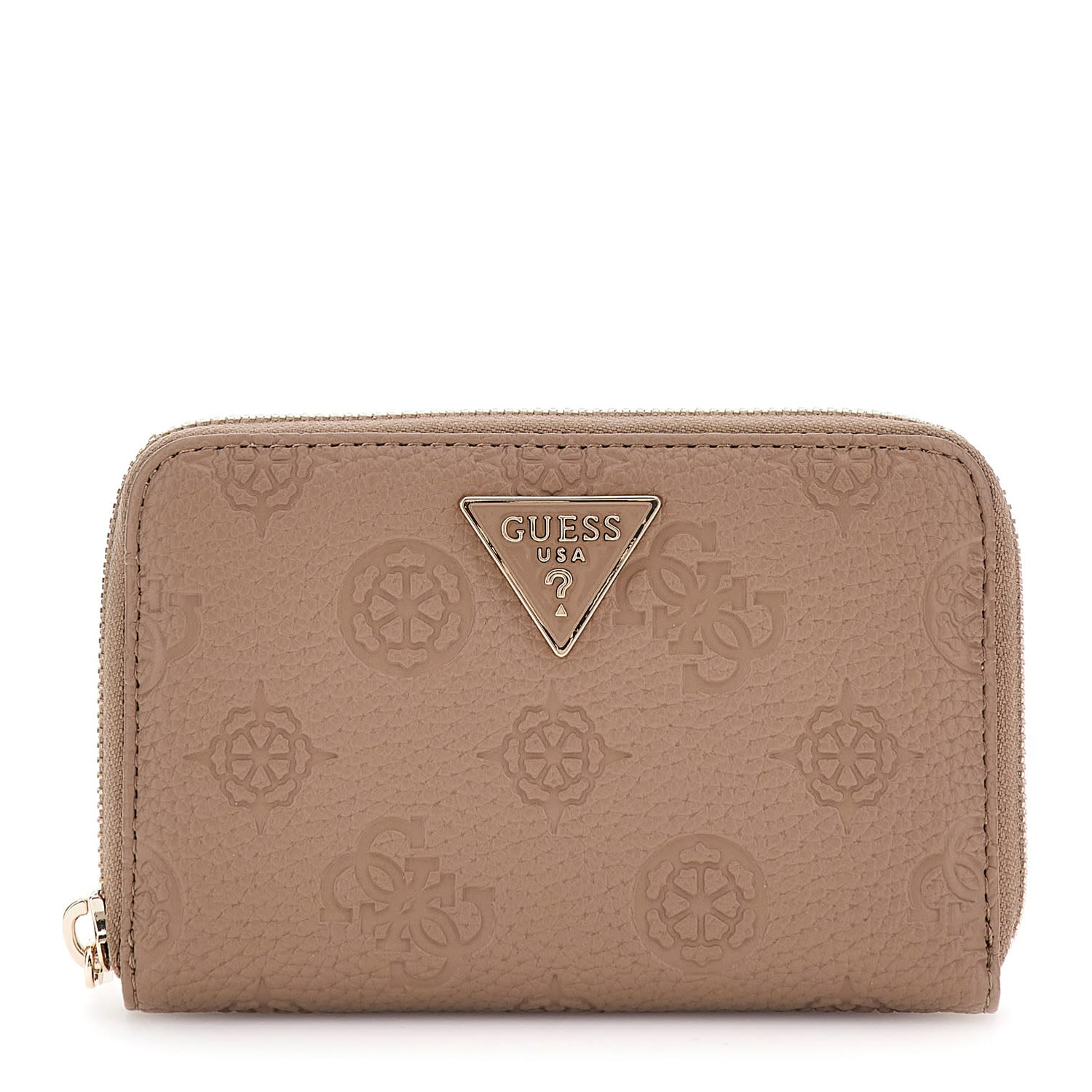 GUESS Damen Geldbörse Cresidia II SLG Dark Taupe Logo Abbildung 1
