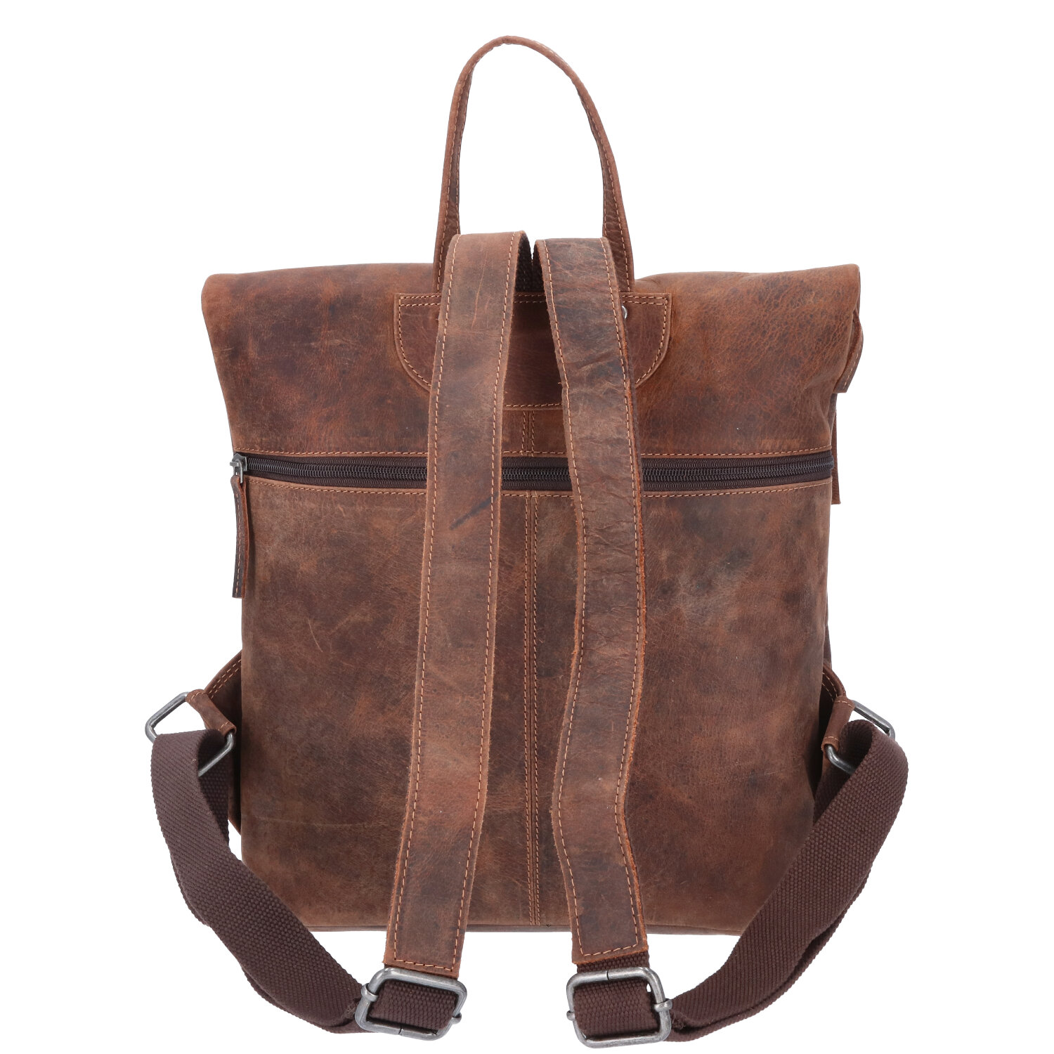 The Skandinavian Brand Leder Rucksack  braun