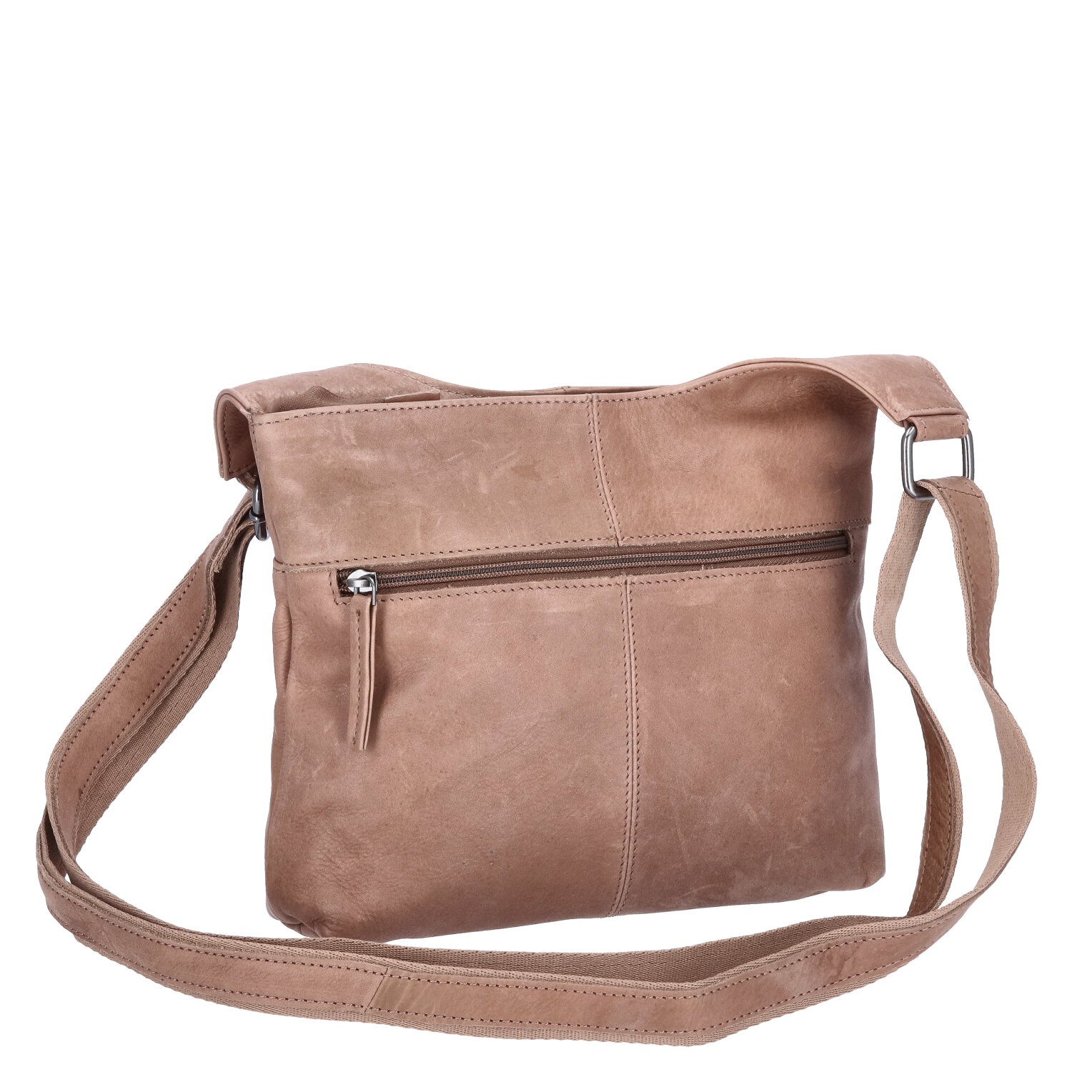 The Skandinavian Brand Leder Umhängetasche  beige