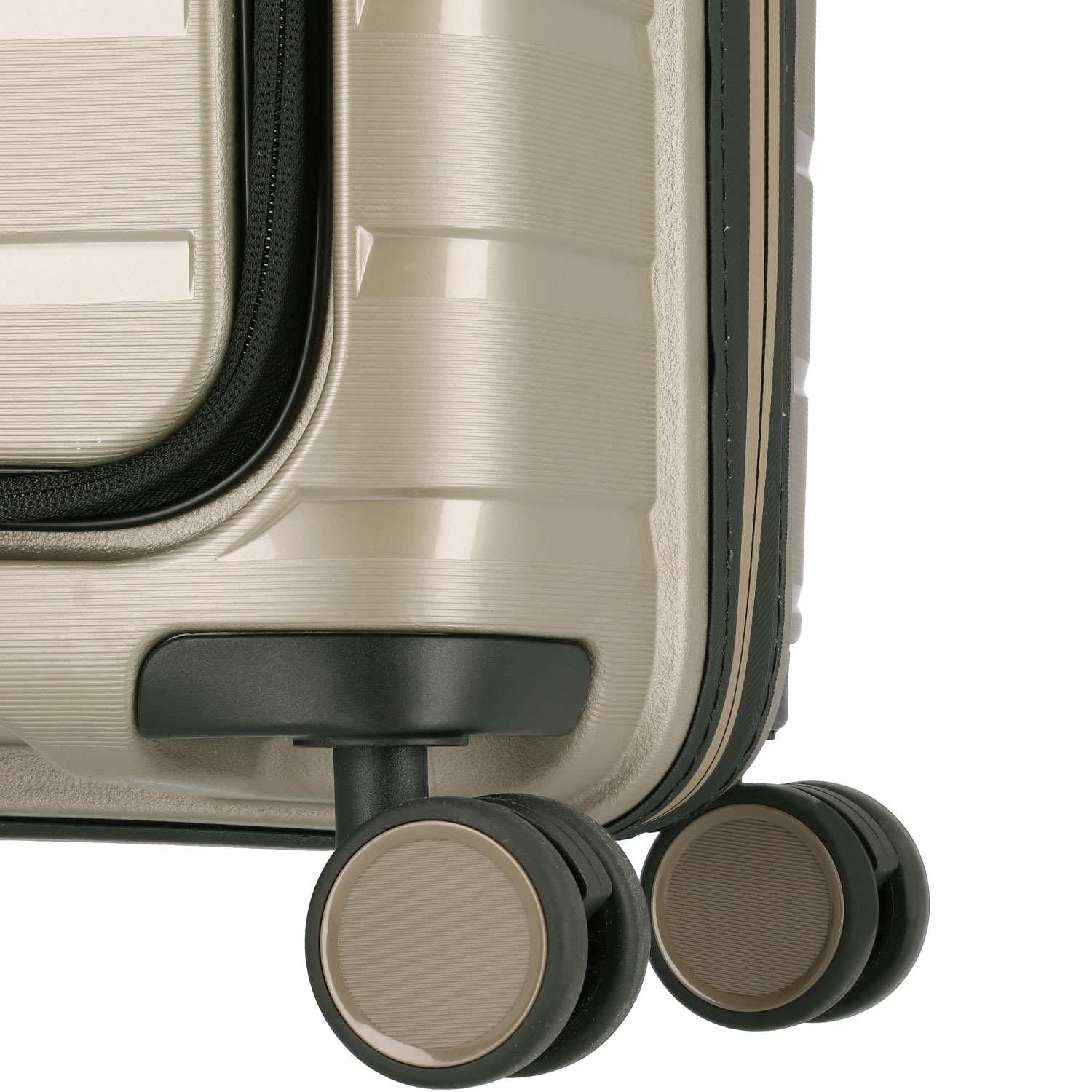 Travelite 4-Rad Trolley S mit Vortasche Air Base champagner Abbildung 8