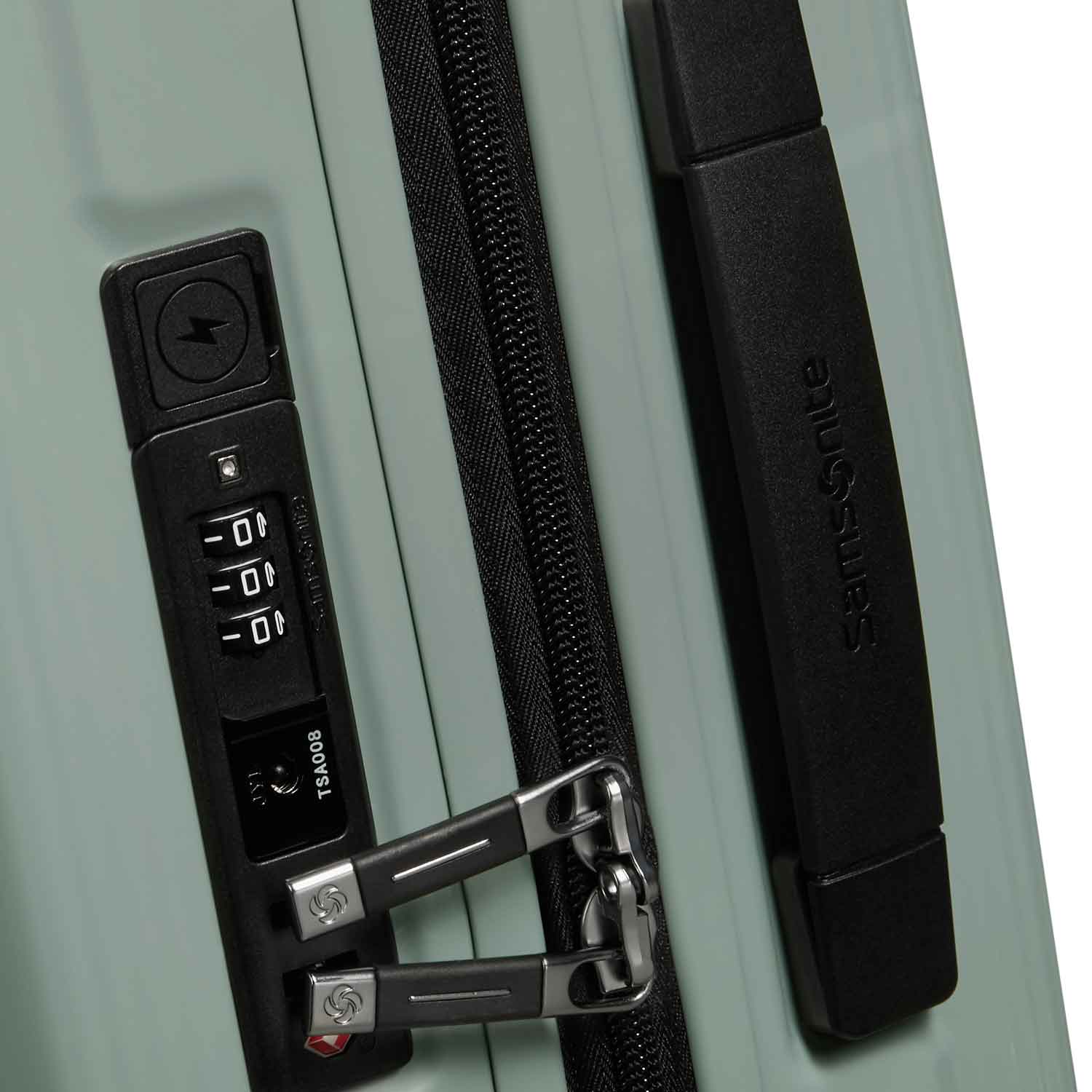 Samsonite 4-Rad Trolley 55cm erw. Nuon Metallic-Mineral-Green Abbildung 5