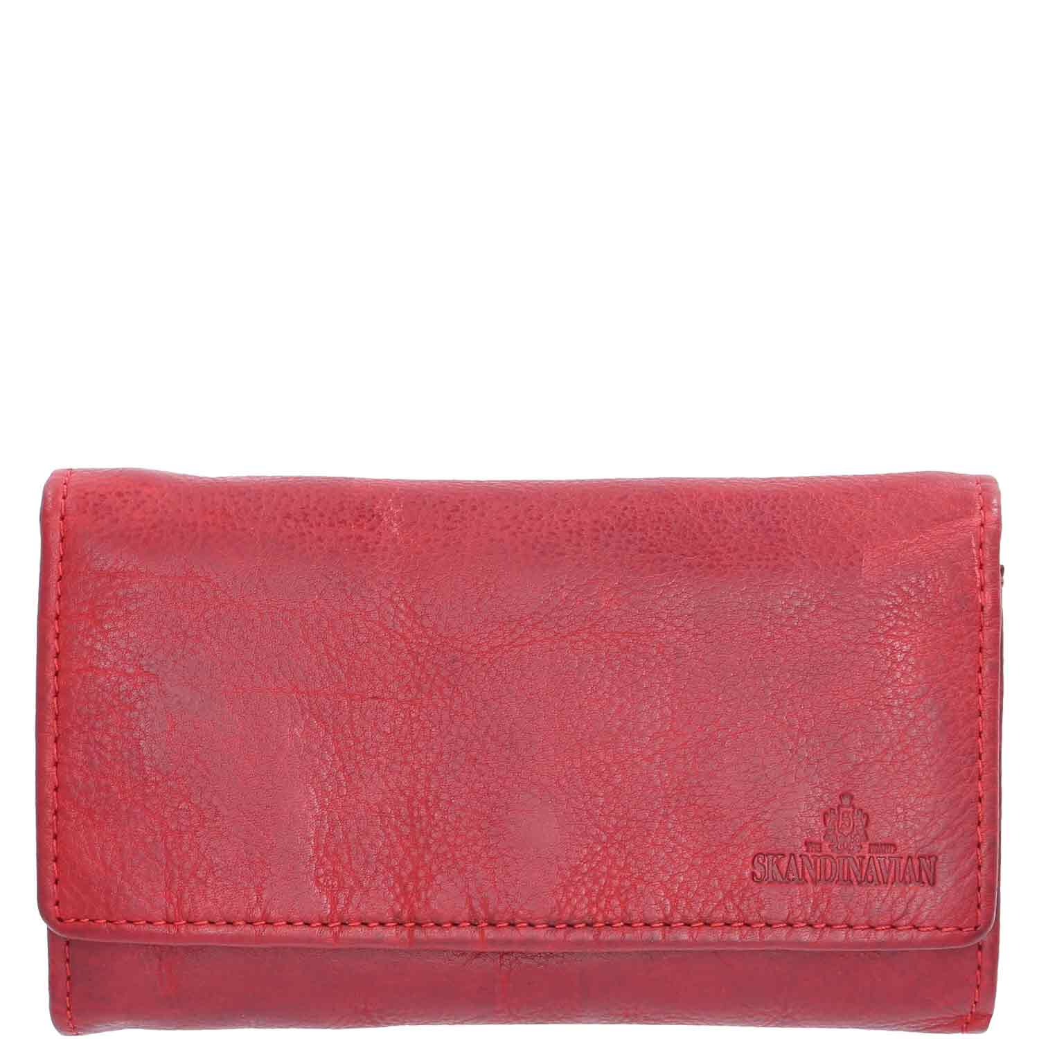 The Skandinavian Brand Lady Wallet Wahsed Leather rot