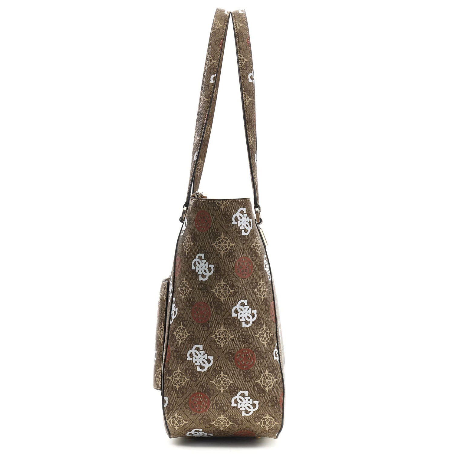 GUESS Shopper Handtasche Eliette Logo Latte Logo/Ginger Abbildung 3