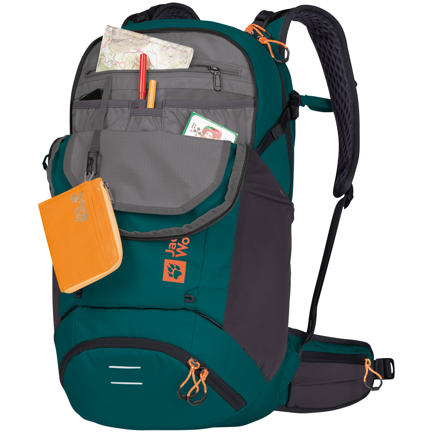 Jack Wolfskin Wanderrucksack Moab Jam Shape 25 sea green