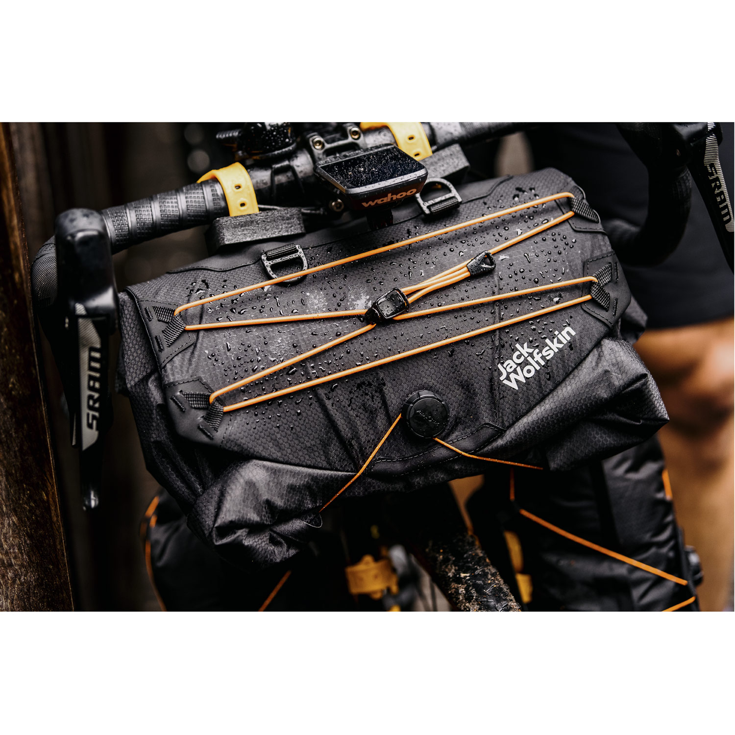 Jack Wolfskin Fahrrad-/Lenker Tasche Morobbia Bar Roll flash black