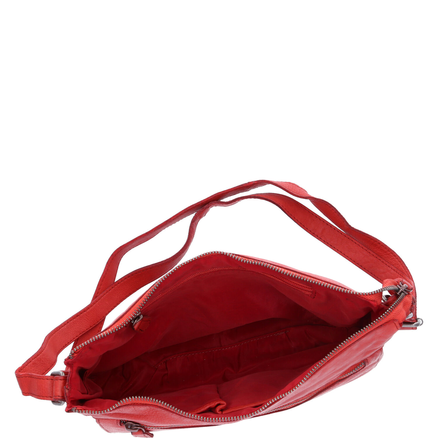 The Skandinavian Brand Damen Ledertasche  rot