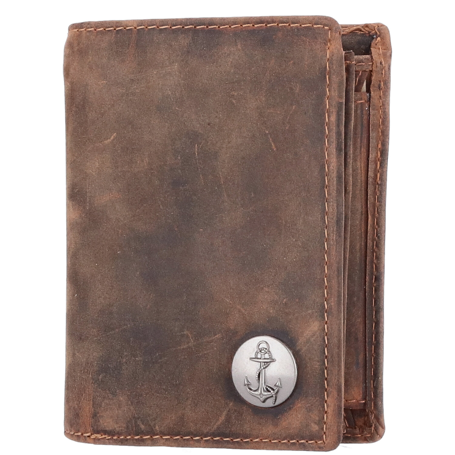 The Skandinavian Brand Leder Geldbörse Maritime braun Abbildung 1