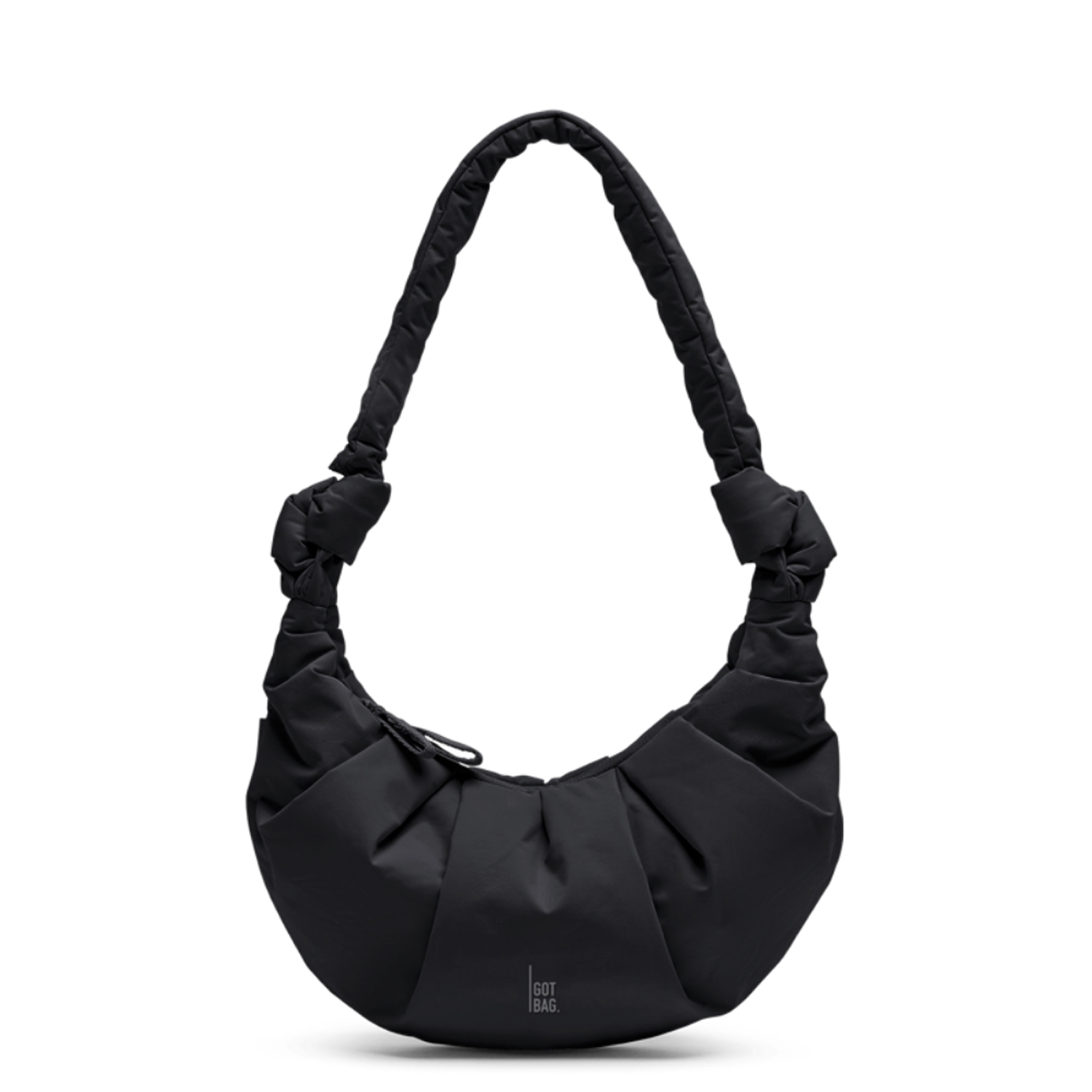 Got Bag Umhängetasche PLEAT MOON BAG SMALL Black Abbildung 1