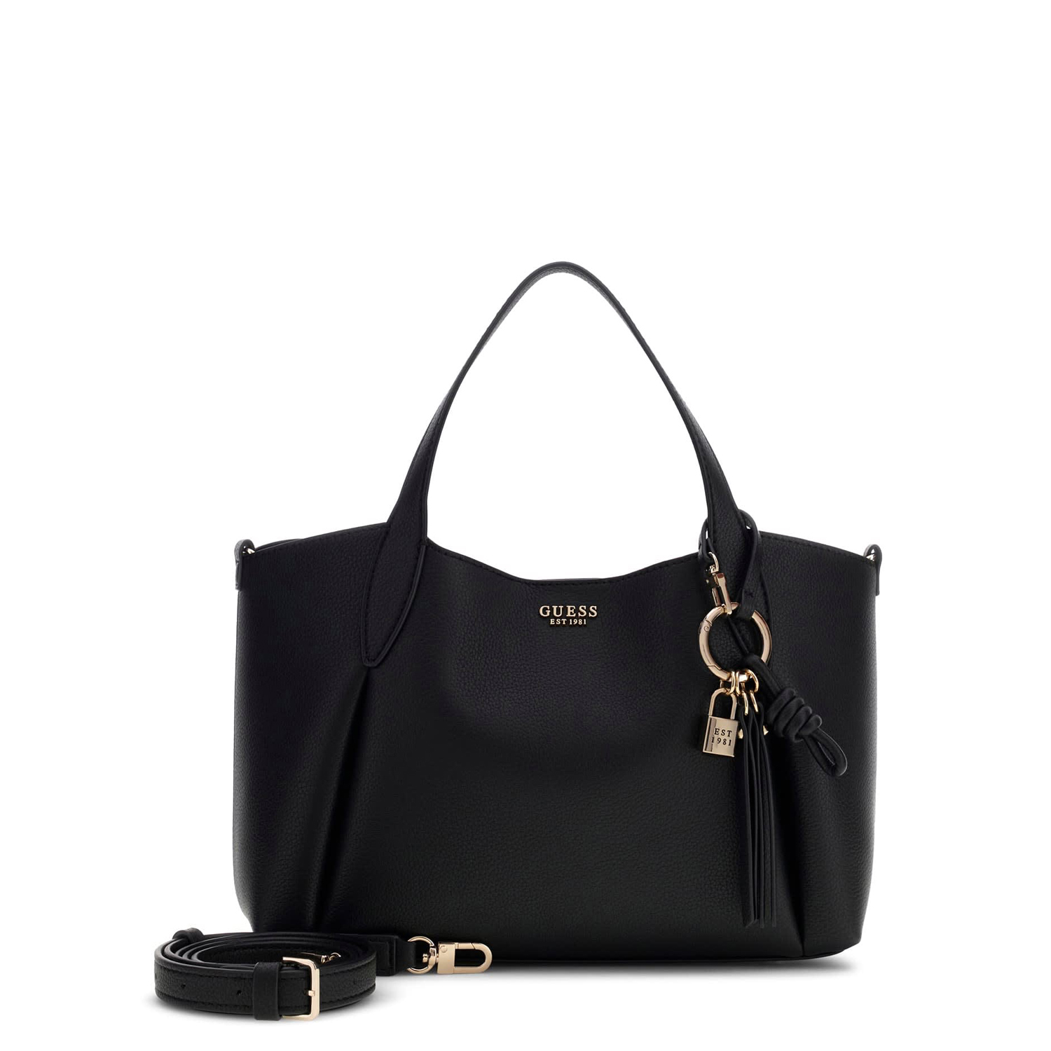 GUESS Damen Handtasche Melody 2 in 1 Black Abbildung 5
