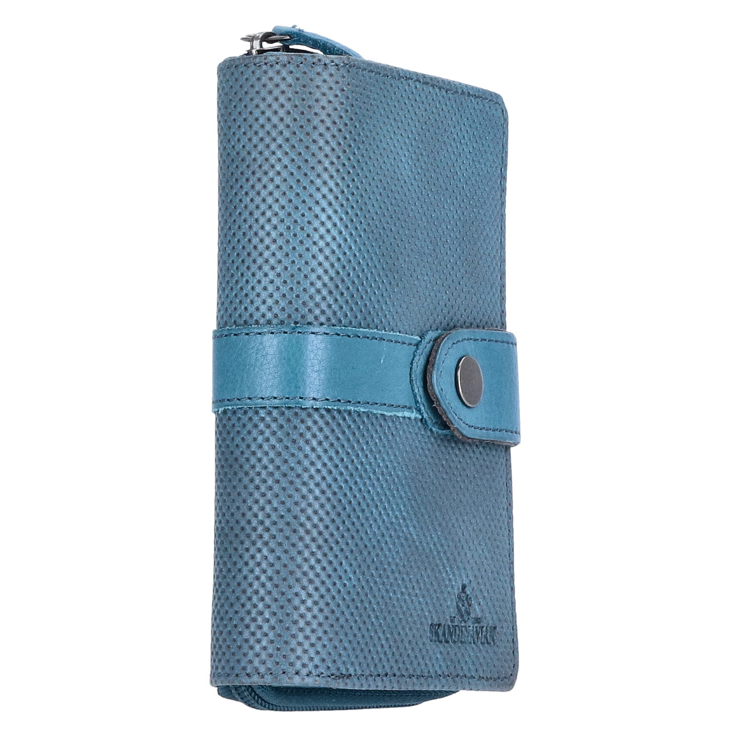 The Skandinavian Brand Damen Leder Geldbörse - Blue Abbildung 3