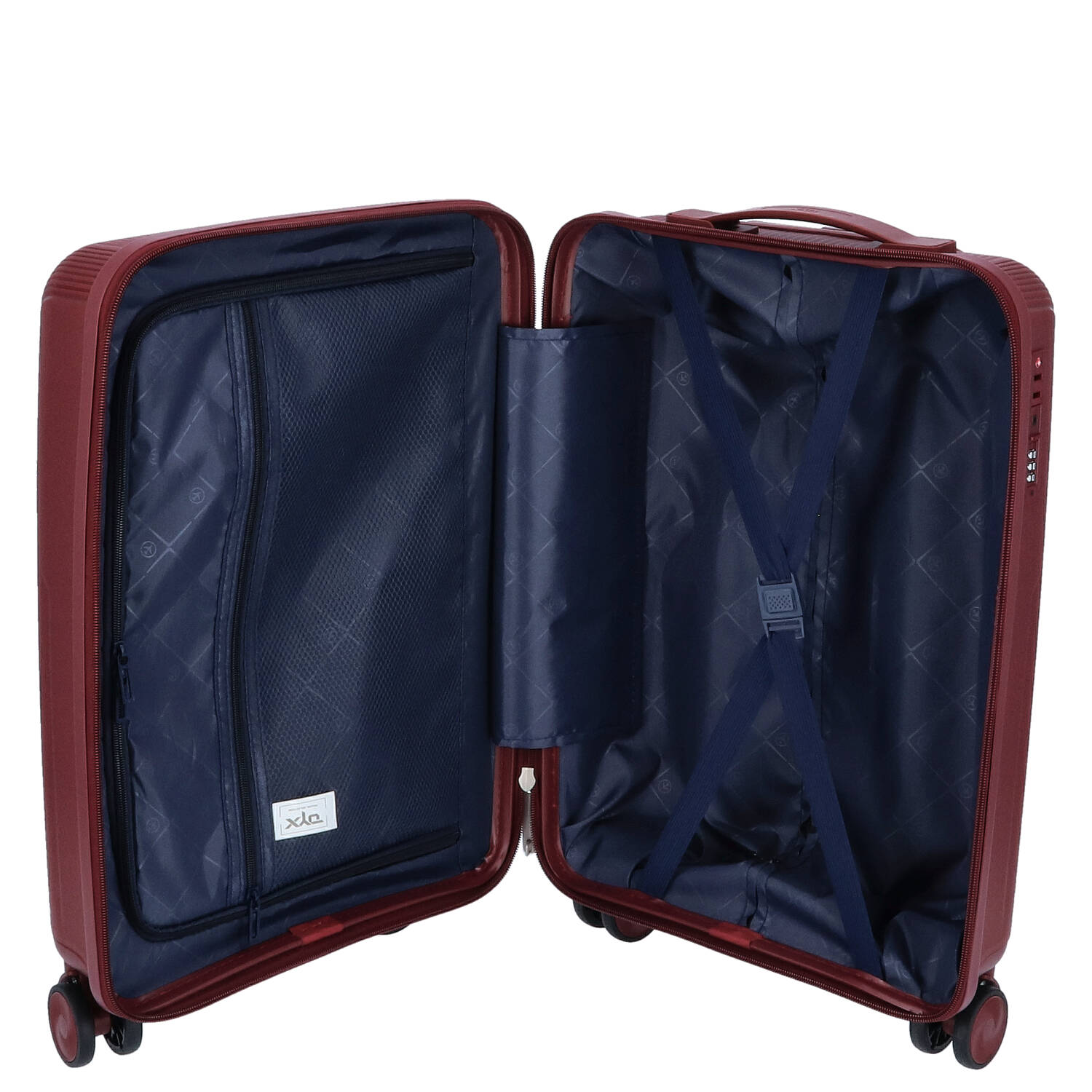 DYX 4 Rollen Koffer S 56 cm Palermo rot Abbildung 6