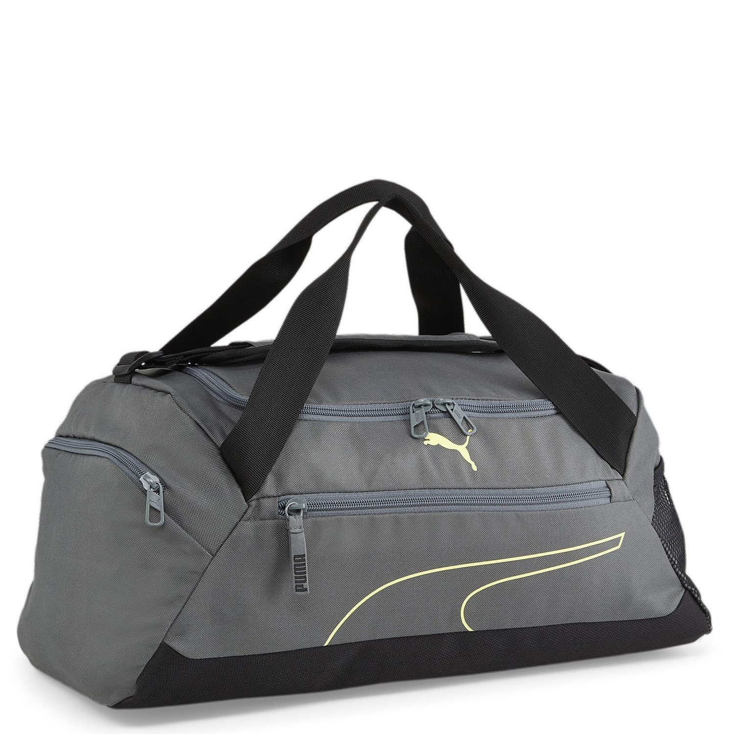 Puma Sporttasche S Fundamentals Sports Bag mineral gray-lime sheen