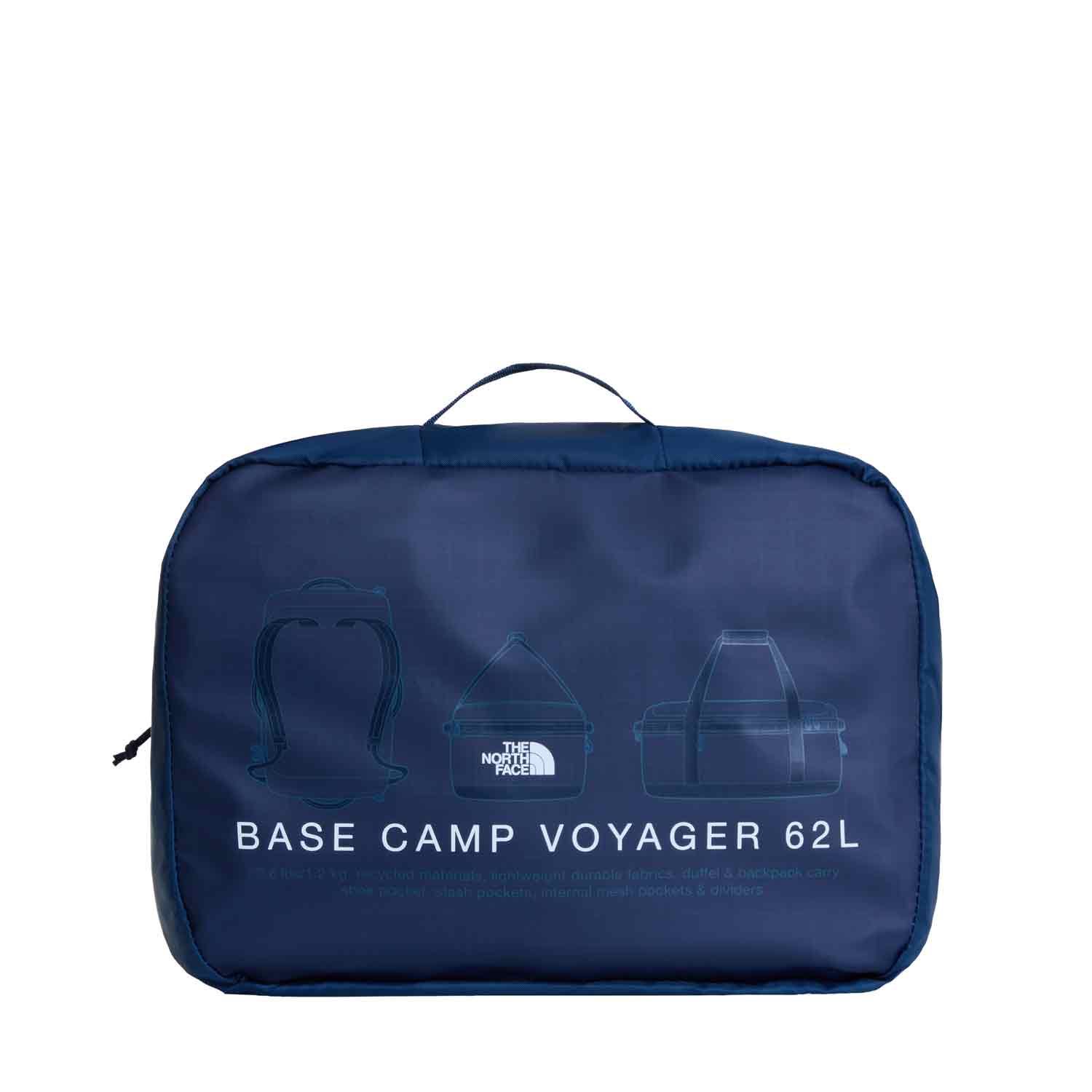 The North Face Reisetasche 62 L VOYAGER DUFFEL SHADY BLUE/SUMMIT NAVY Abbildung 4