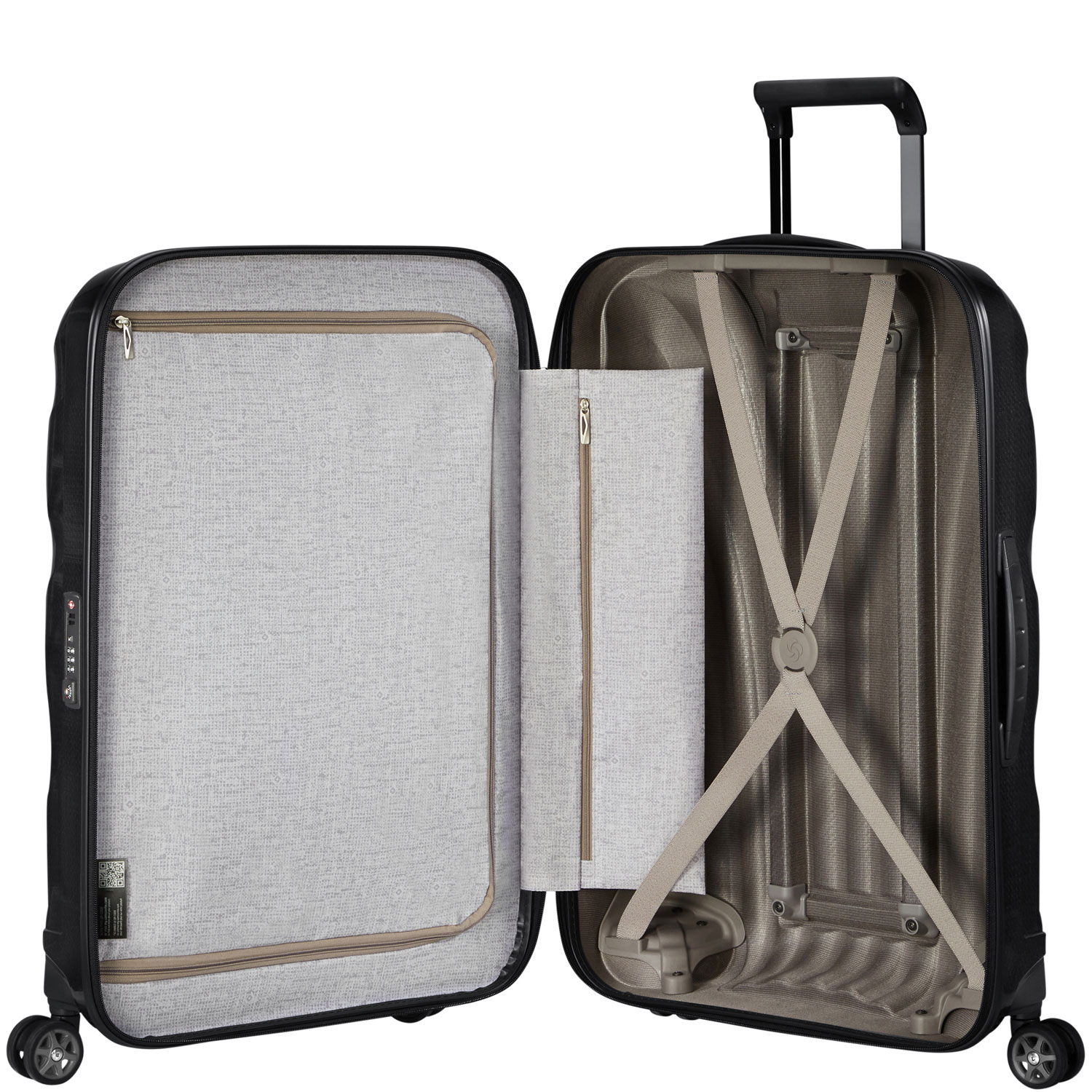 Samsonite Trolley mit 4 Rollen 75cm C-Lite Black Abbildung 4