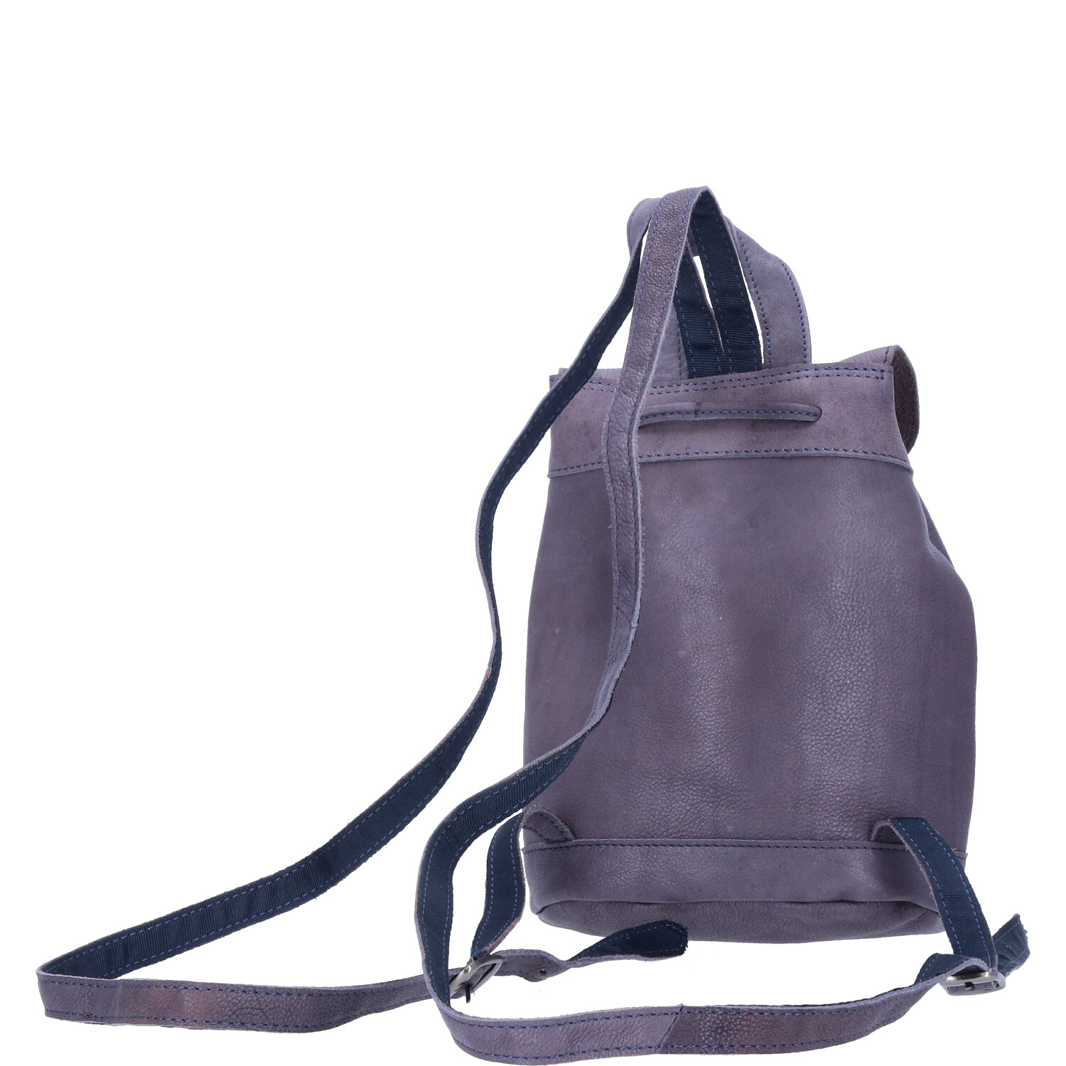 The Skandinavian Brand Damen Lederrucksack mini Style  blau