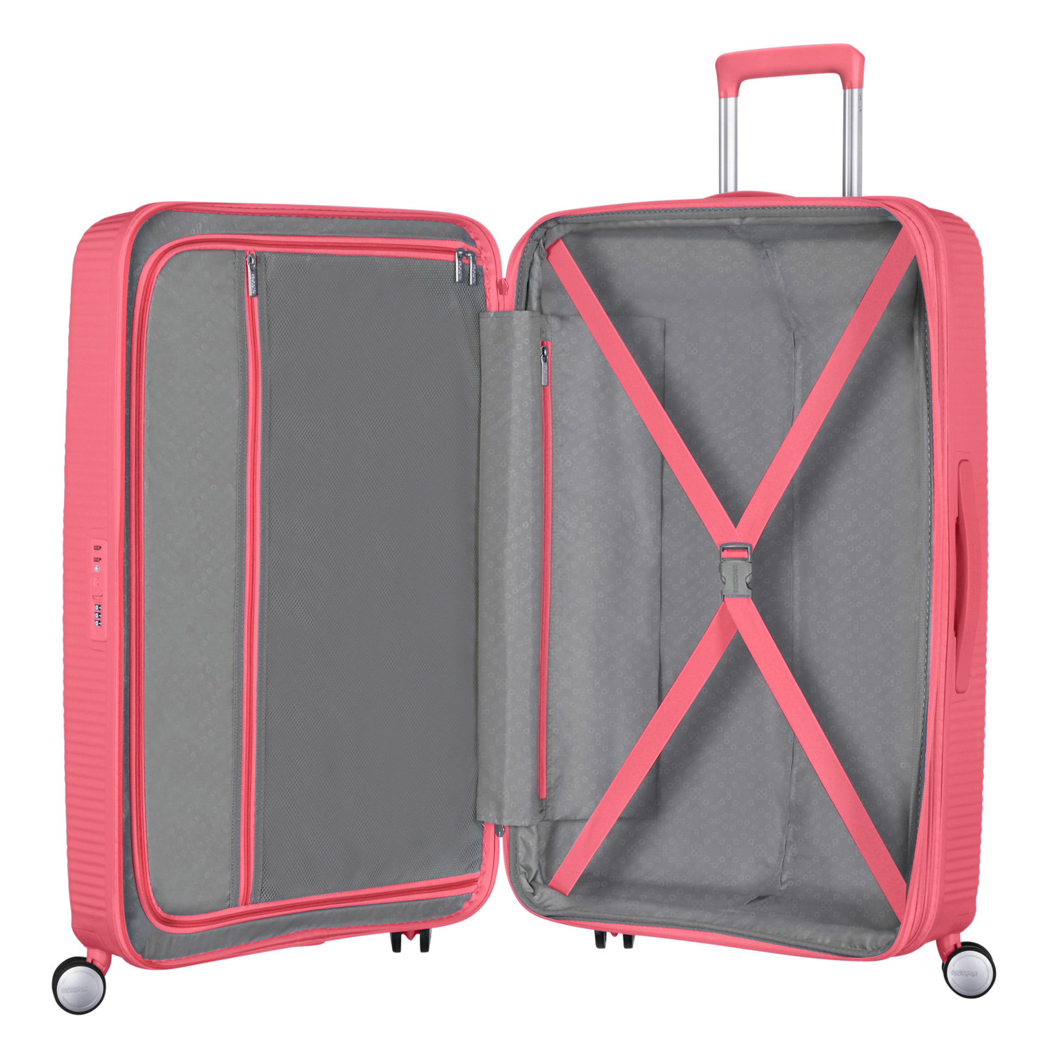 American Tourister Trolley mit 4 Rollen 67 cm Soundbox SUN KISSED CORAL Abbildung 6