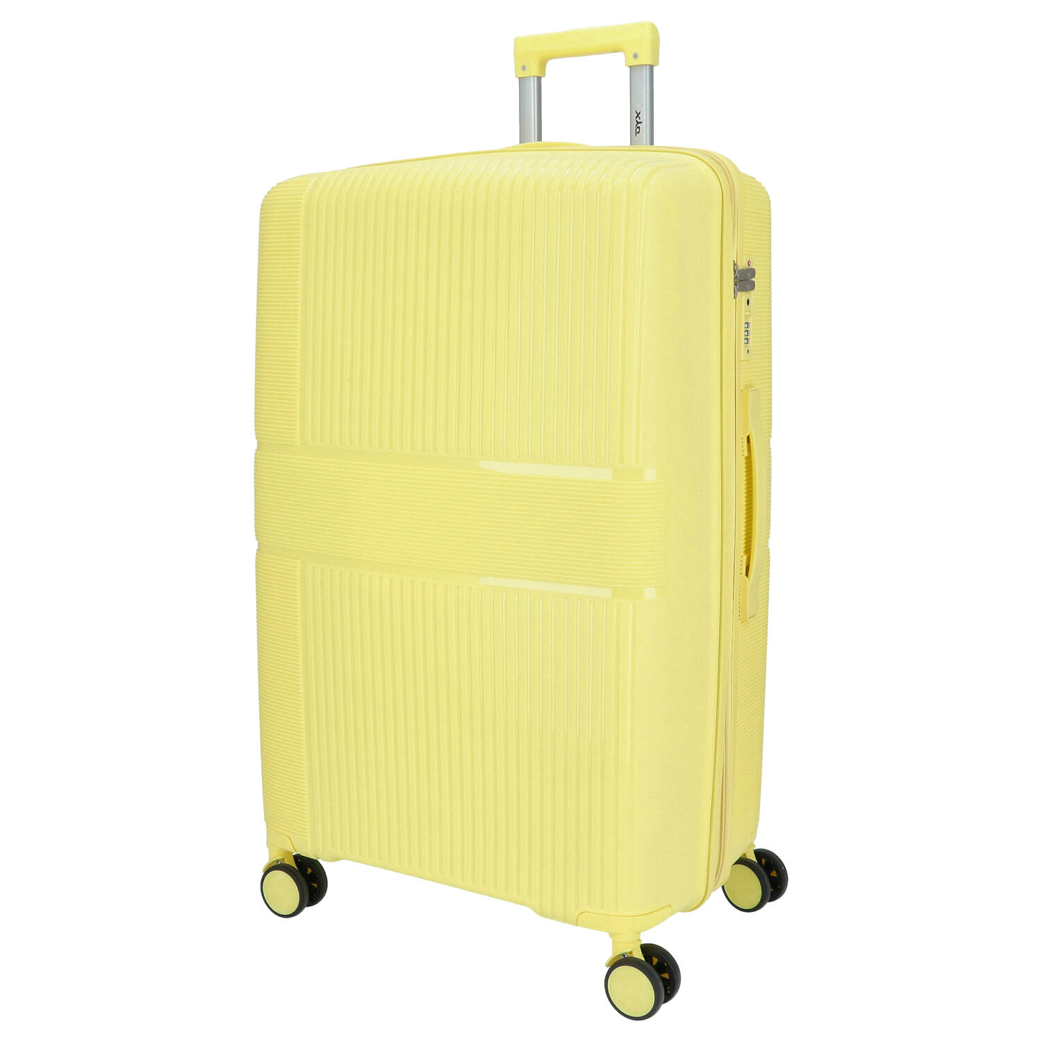 DYX 4 Rollen Koffer L 76 cm Rom gelb Abbildung 1