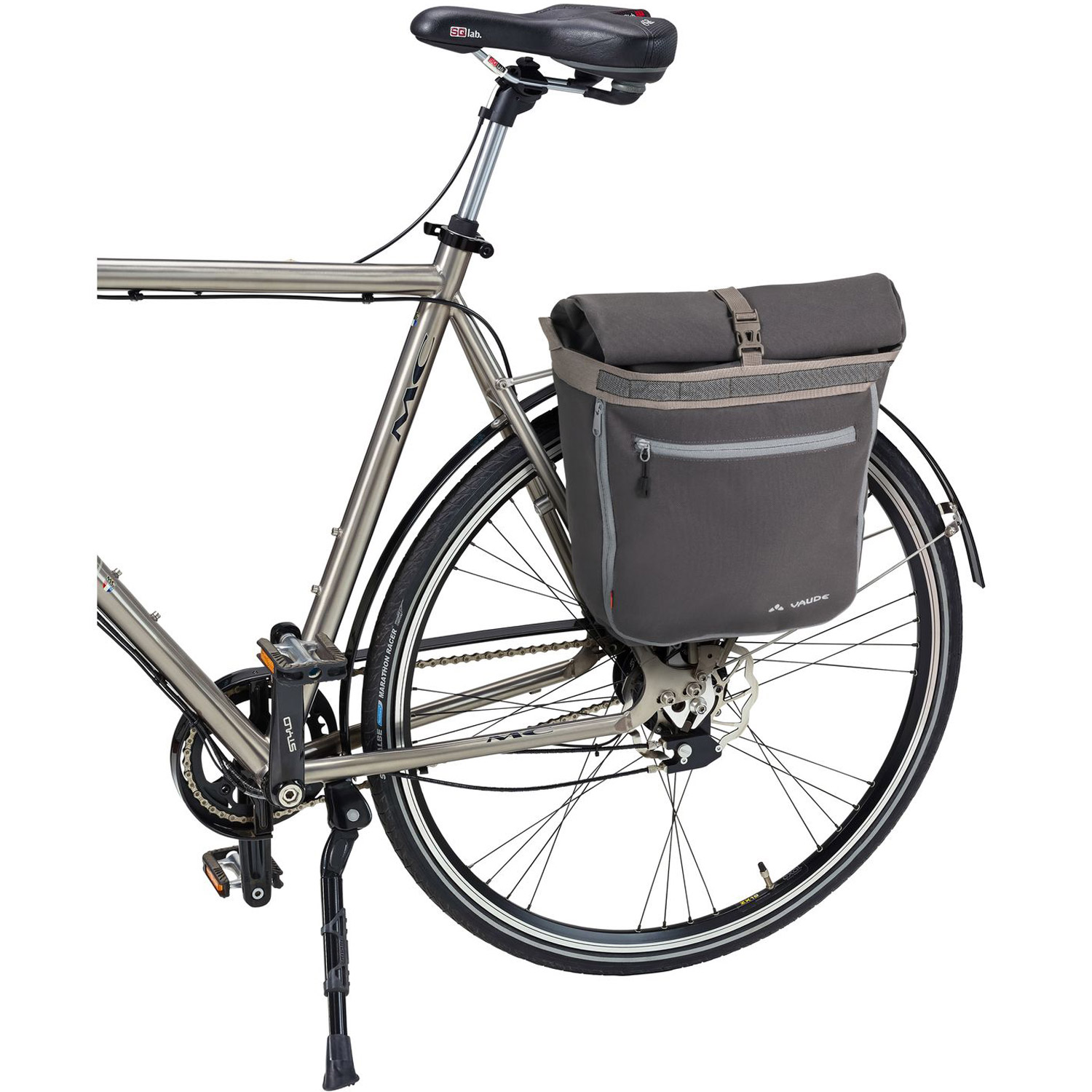 Vaude Fahrrad/-Umhängetasche ShopAir Back Black Abbildung 4