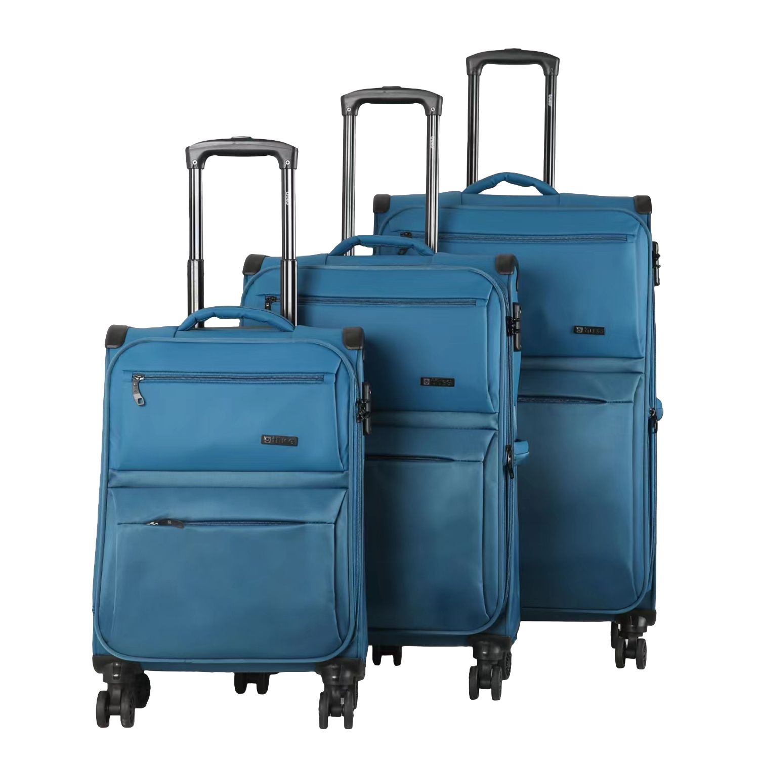 TheTrueC 4-Rad Trolley 3er Set S/M/L Superlight Madrid petrol
