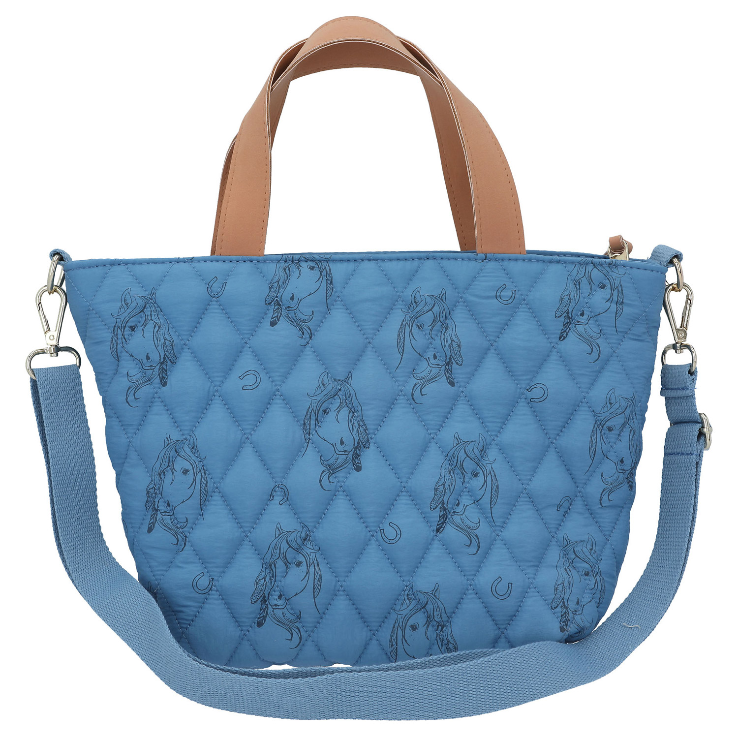 Depesche Mini Shopper Miss Melody Blue Quilt 