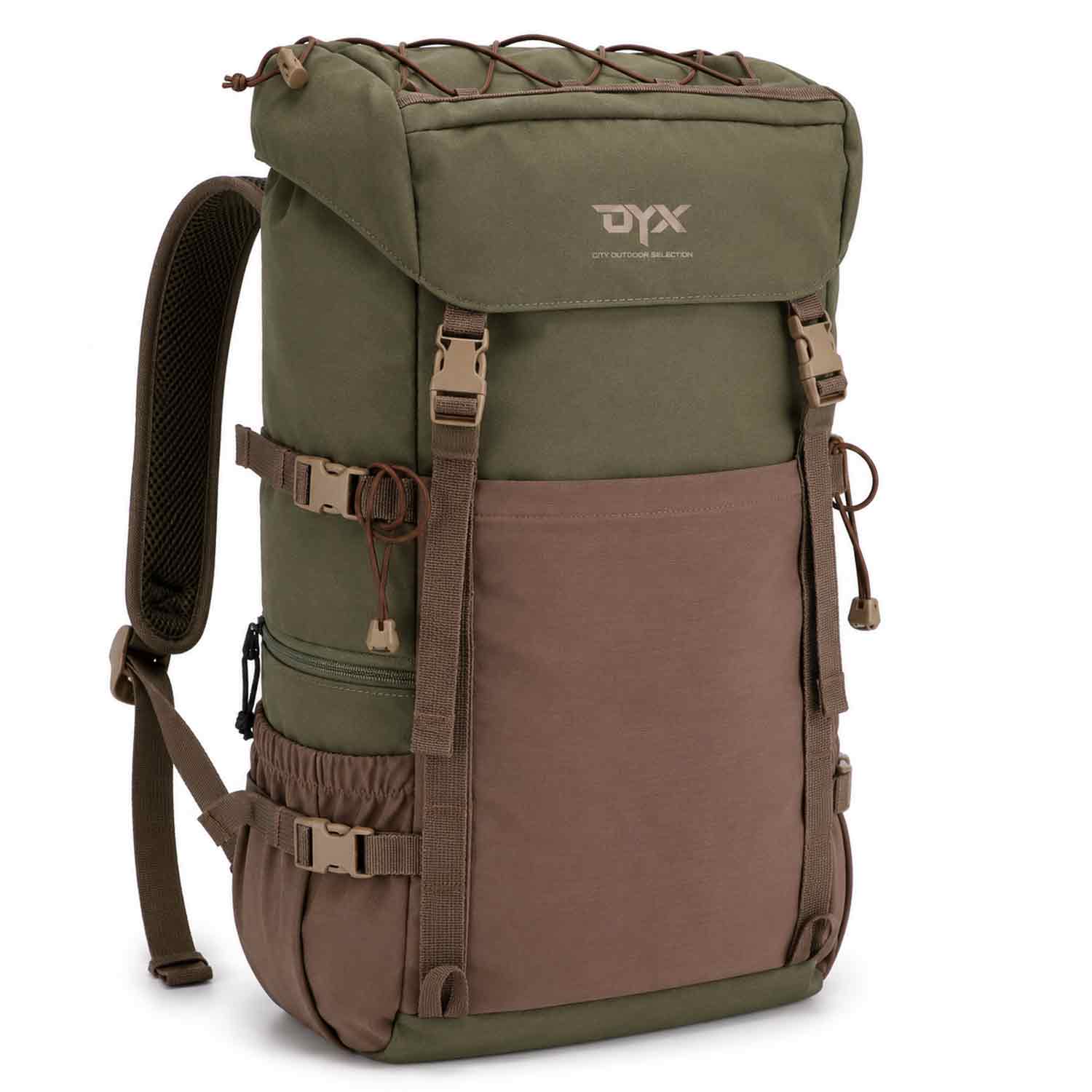 DYX Großer Freizeit- und Reiserucksack - green/coffee Abbildung 1
