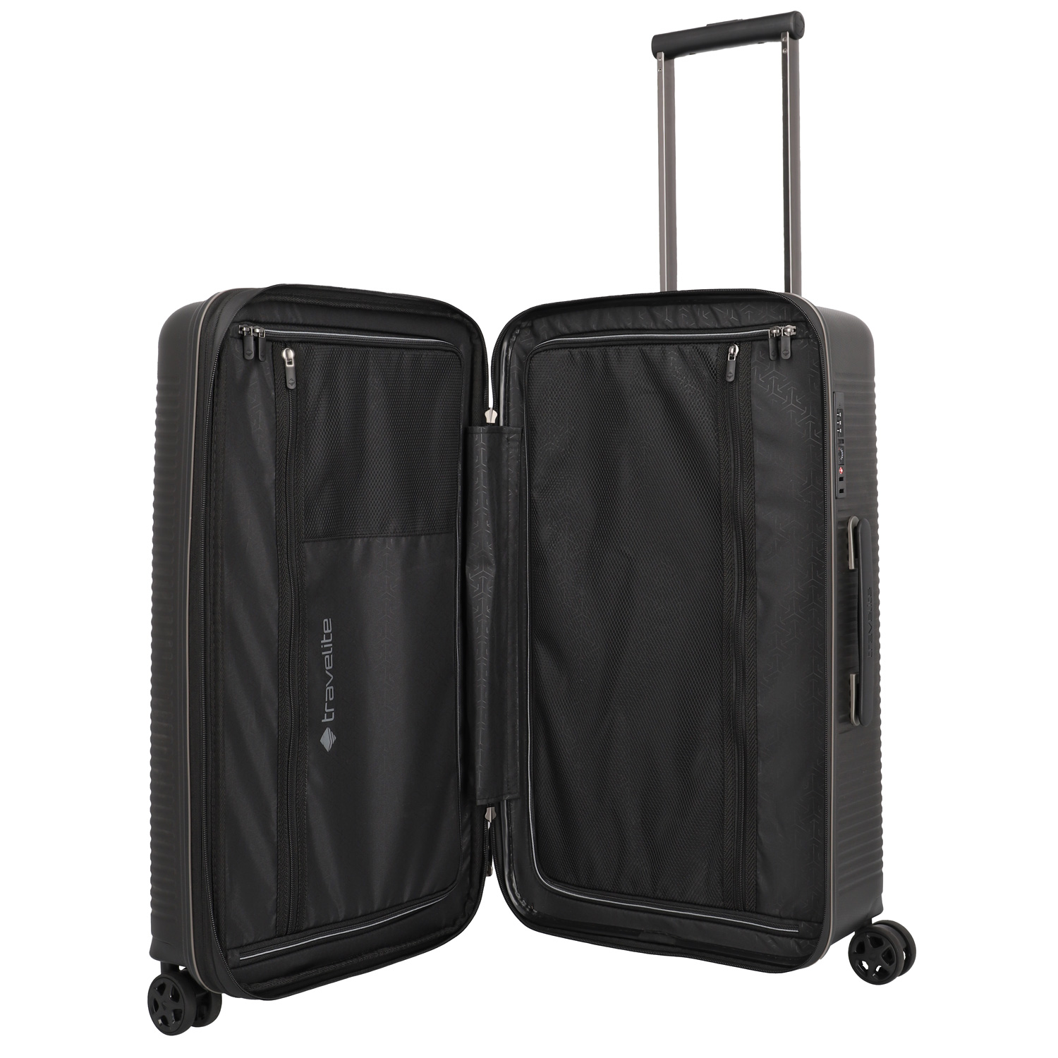 Travelite 4-Rad Trolley M erw. Roomer schwarz