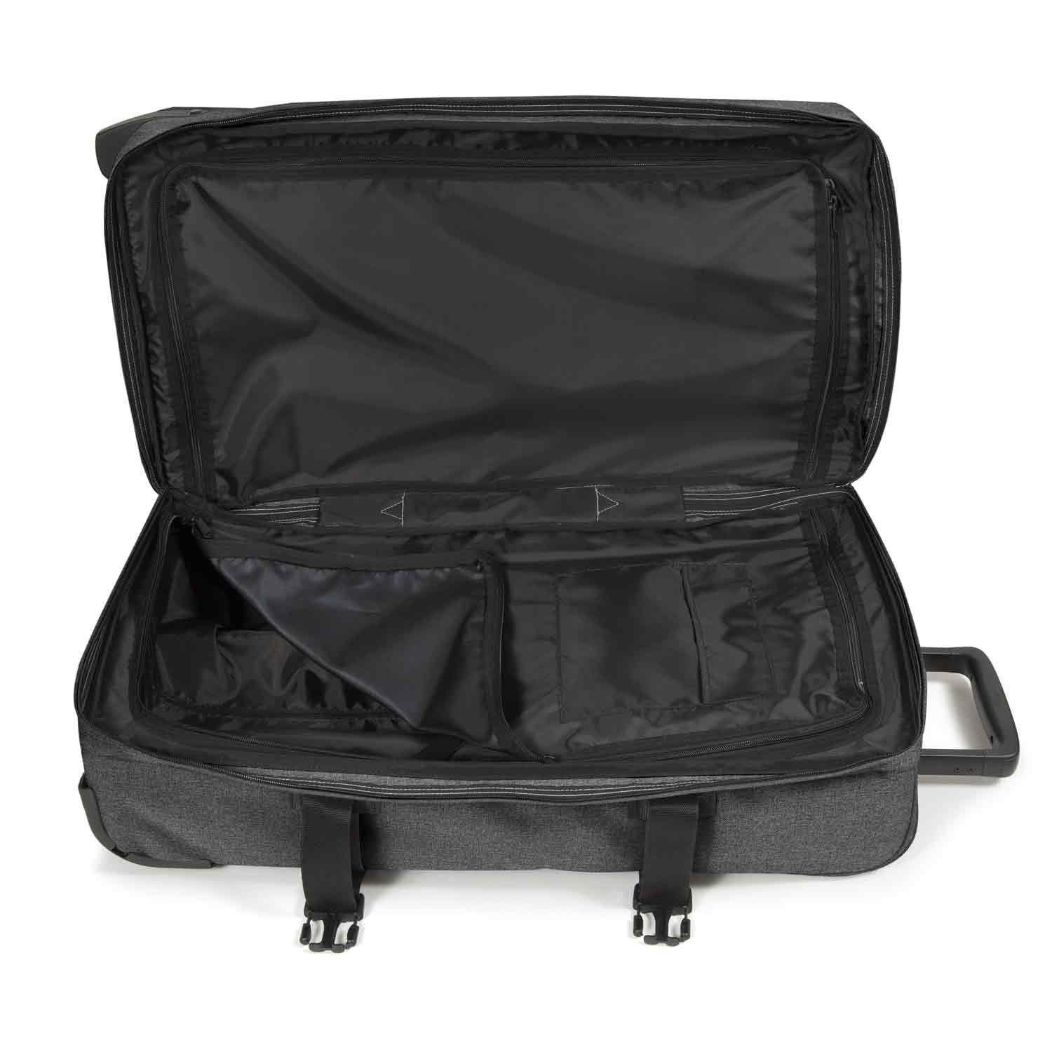 Eastpak Reisetasche mit Rollen Tranverz M black denim