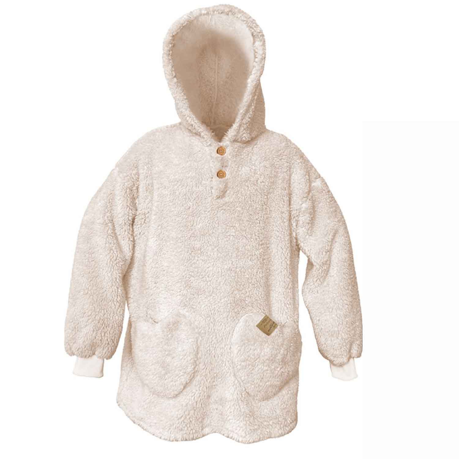 Antonio Kinder Kuschel Hoodie Teddy OneSize rose Abbildung 1